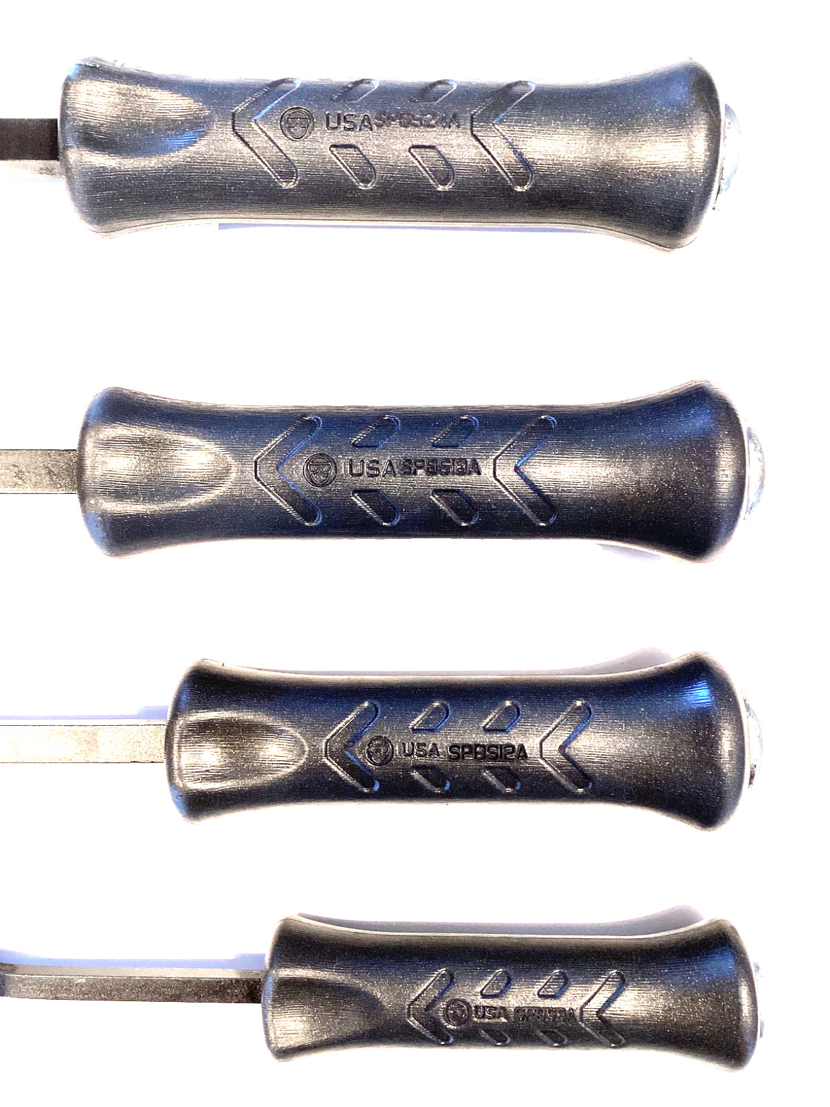 Snap on USA SPBS704A 4 Piece Dark Titanium Hard Handle STRIKING Pry Bar Set MINT