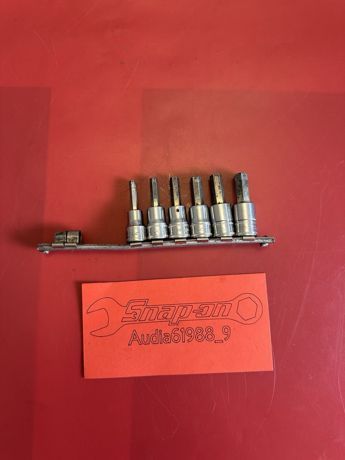Snap On 3/8 6pc Allen Hex Bit Set