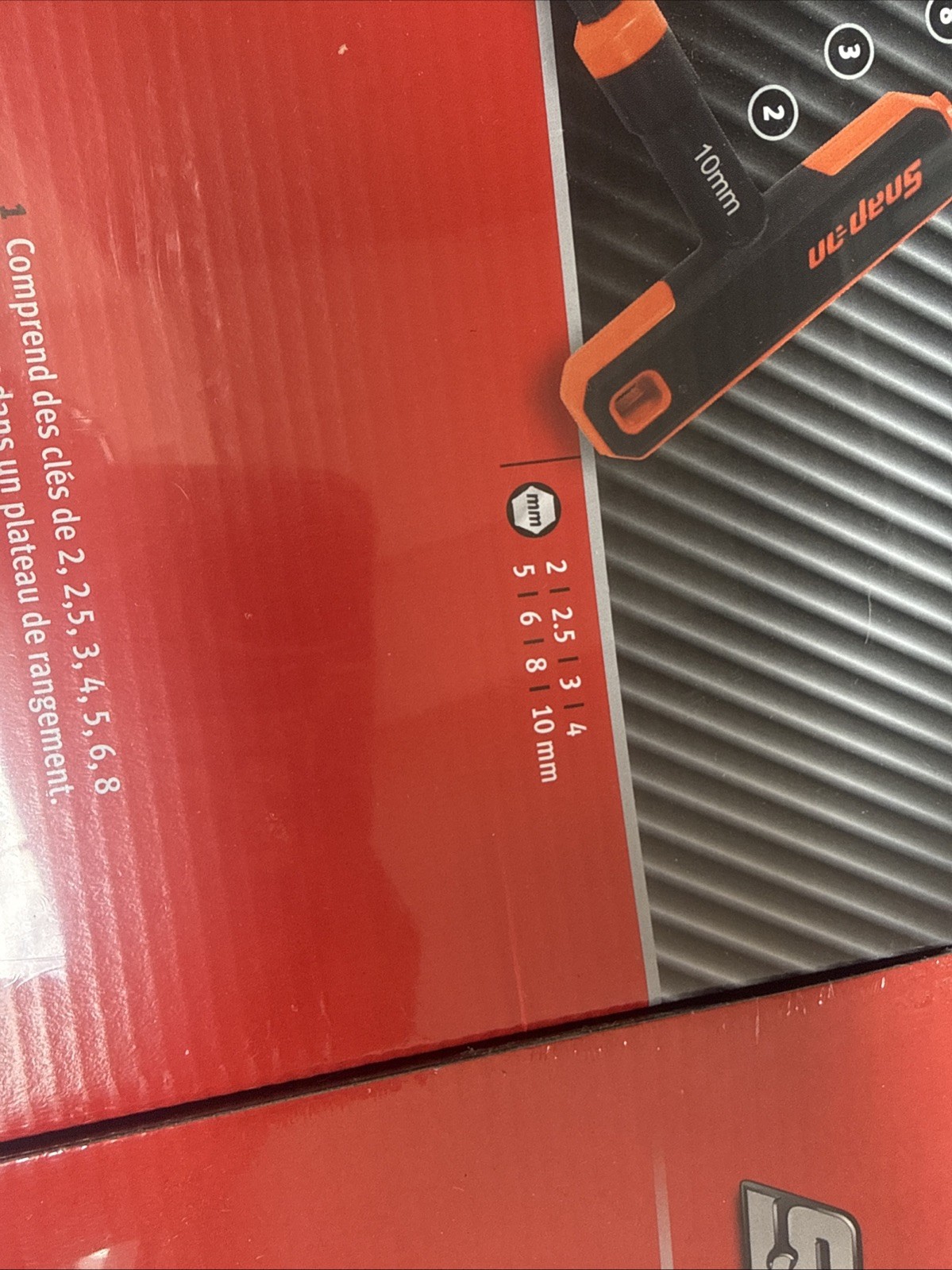 Snap On Awsg800bo/awsgm800bo Sae/metric Set 2 Sets 16pc Orange