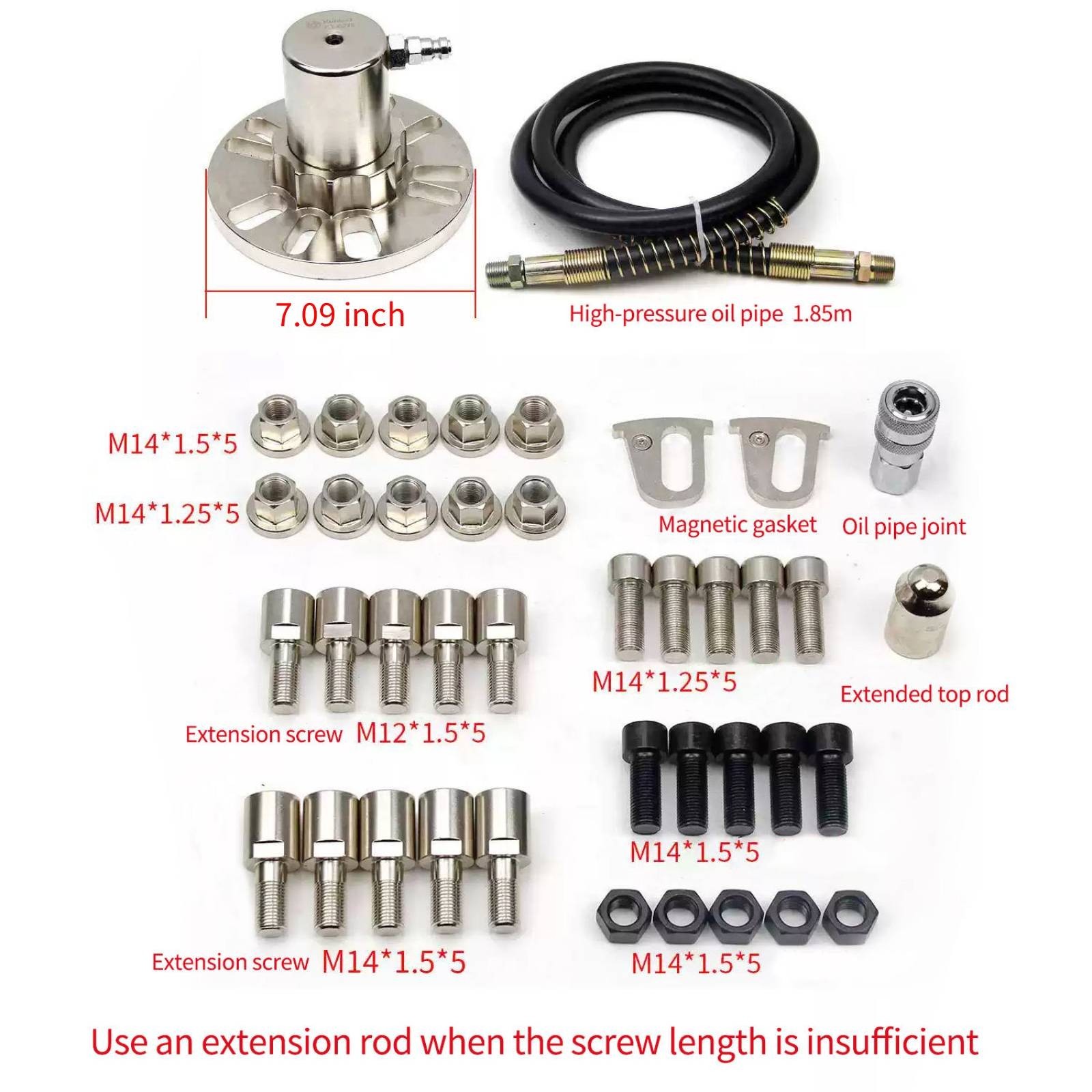 Hydraulic Hub Axle Removal Tool,Half Shaft Wheel Bearing Drive Puller Extractor