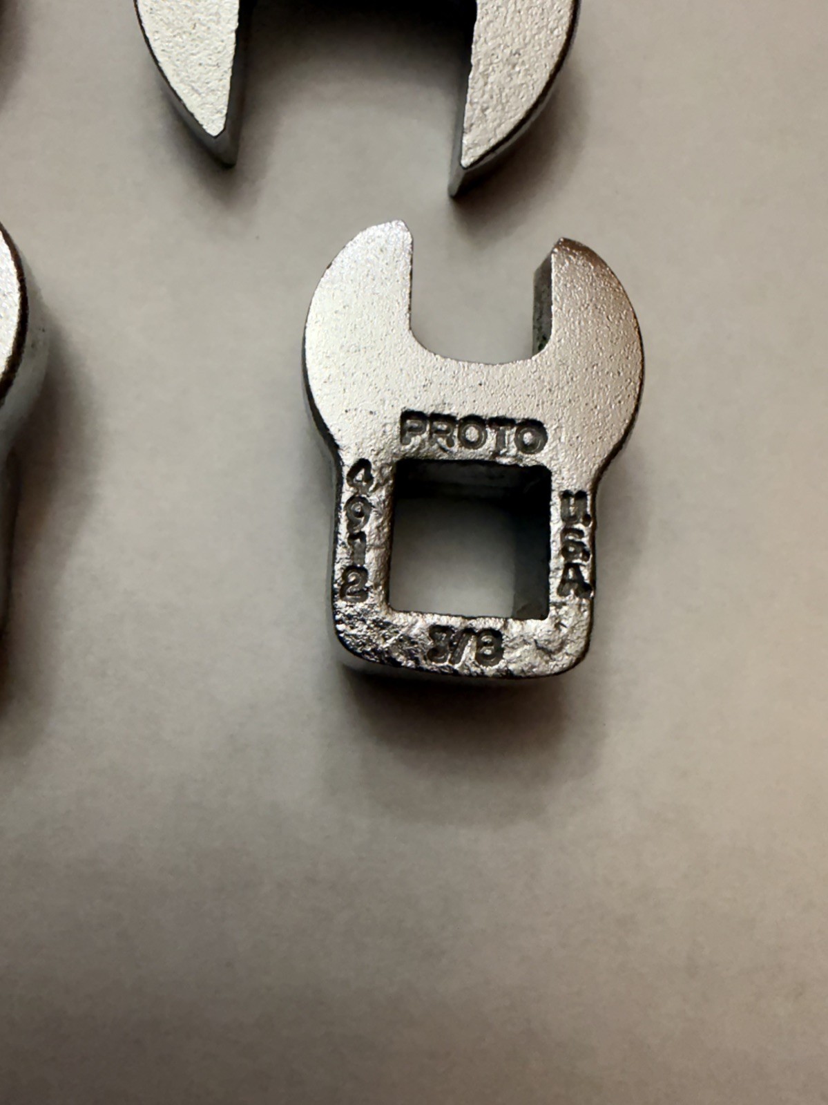 Proto Tools 3/8” Drive 9 Piece SAE Crowfoot Wrench Set – USA MADE