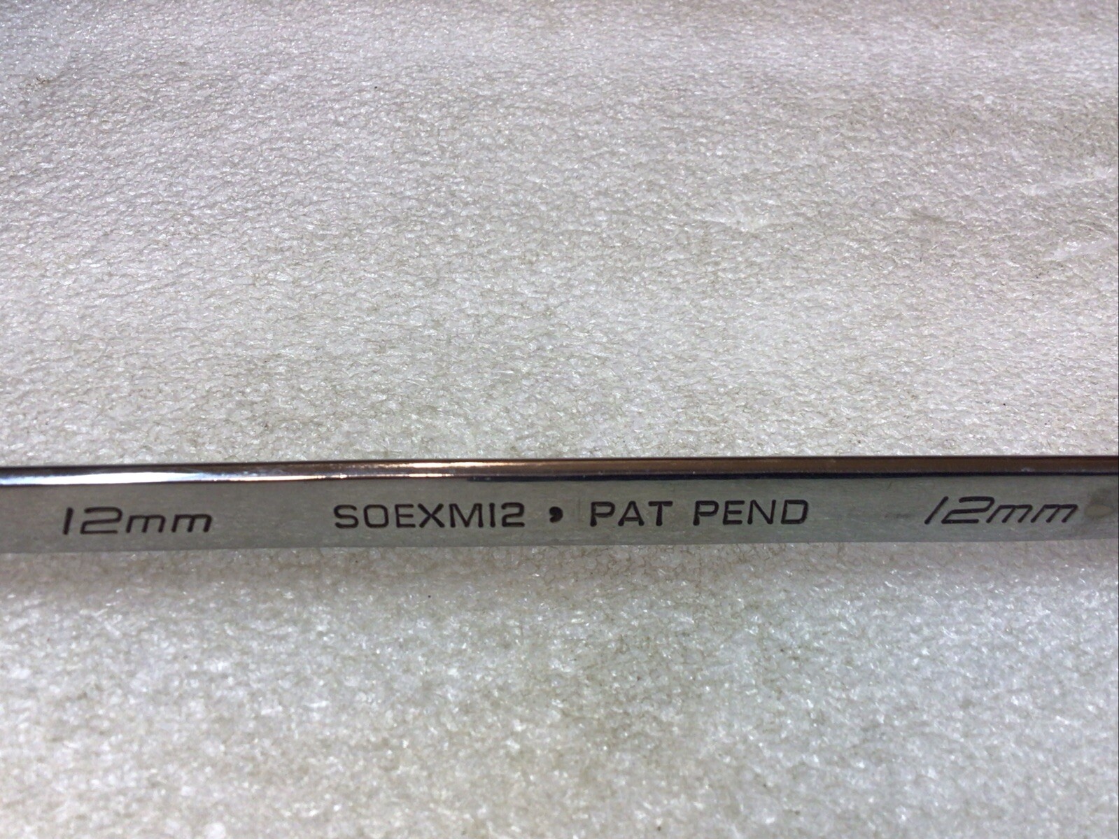 Snap On#SOEXM12 – 12mm, 12 Pt. Flank Dr. Plus, Standard Combo Wrench-USA-NICE-