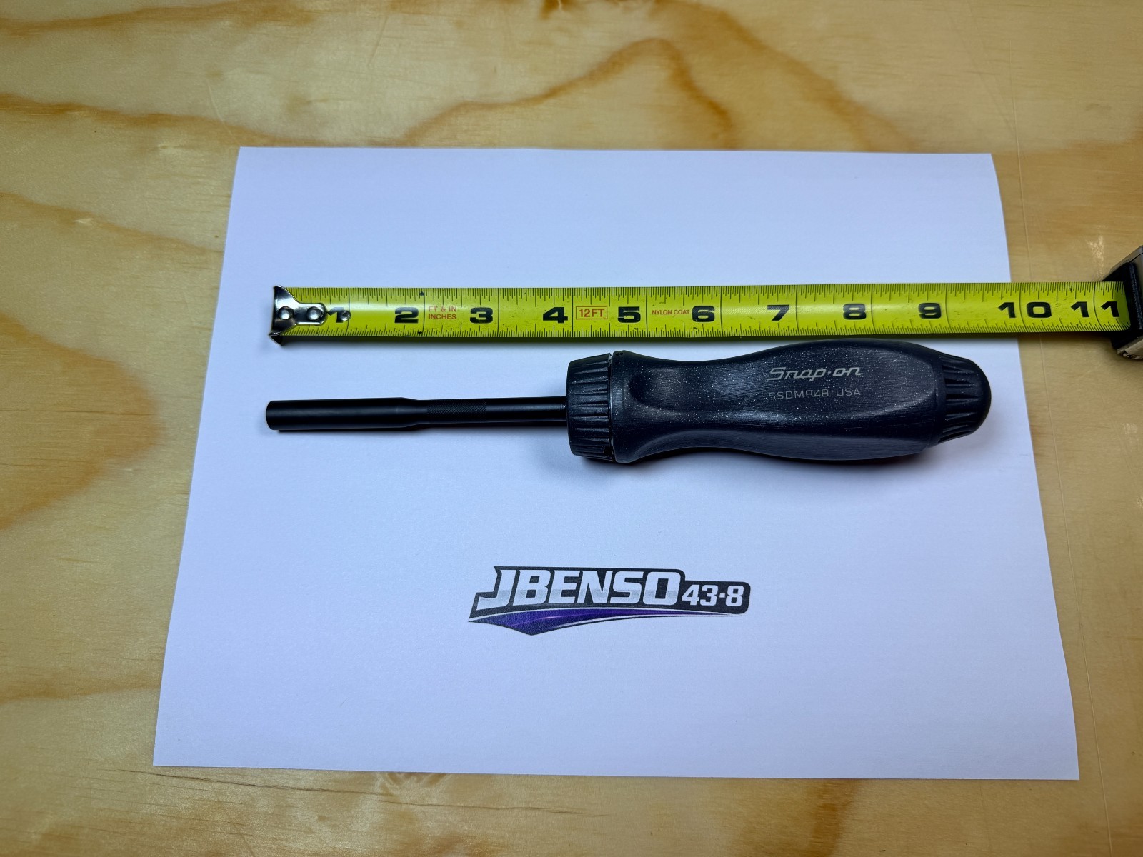 Snap-on Tools NEW DARK TITANIUM Ratcheting Screwdriver w/ Black Shaft SSDMR4BDT