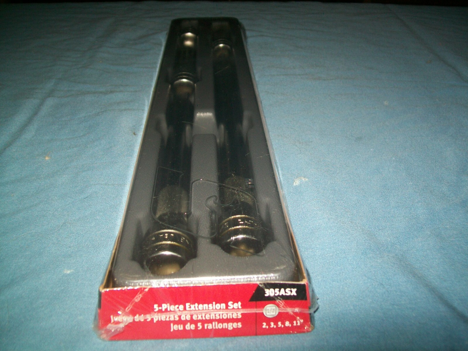 NEW Snap-on™ 1/2″ drive 1 1/2″ to 11″ 5piece Knurled Extension Set 305ASX SEALed