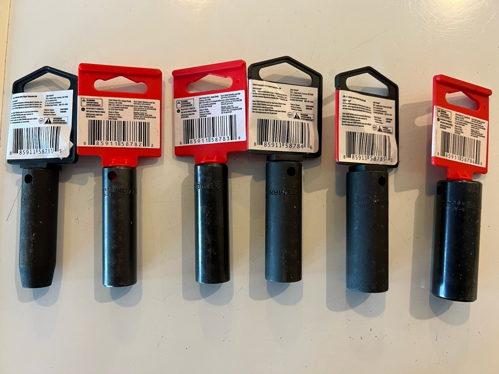 Craftsman 6-pc. Deep Impact 6-Point Socket NEW 10/11/12/13/14/15mm