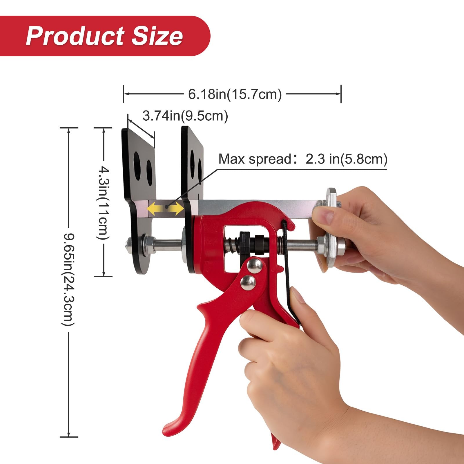 Brake Caliper Compression Tool 29100 4 Piston Pad Spreader Car Light Truck