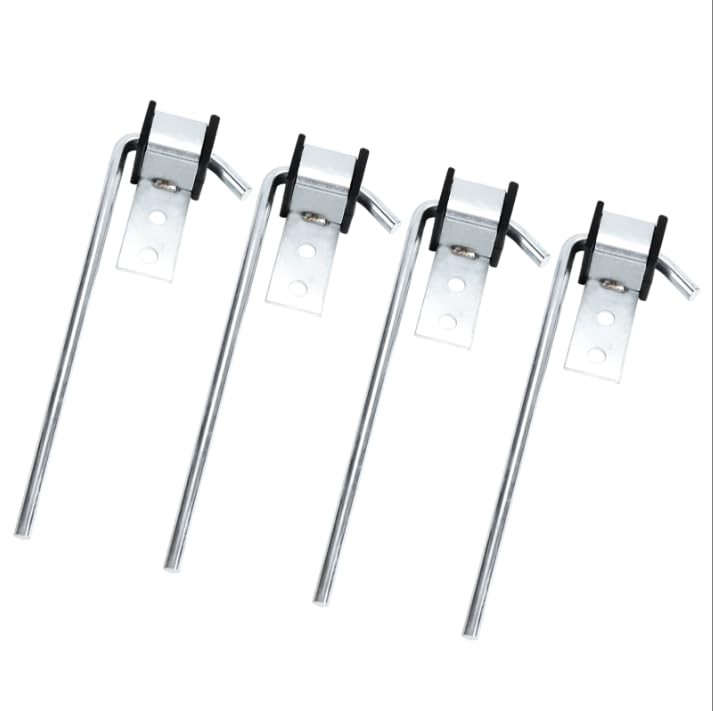 4 Pack Heavy Duty Exhaust Hanger Rods Universal Use Exhaust Hanger 3/8″ Rod 1…