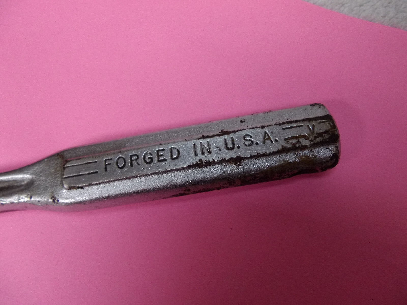 Vintage Craftsman 3/8 Breaker Bar Socket Wrench with hole through side of handle