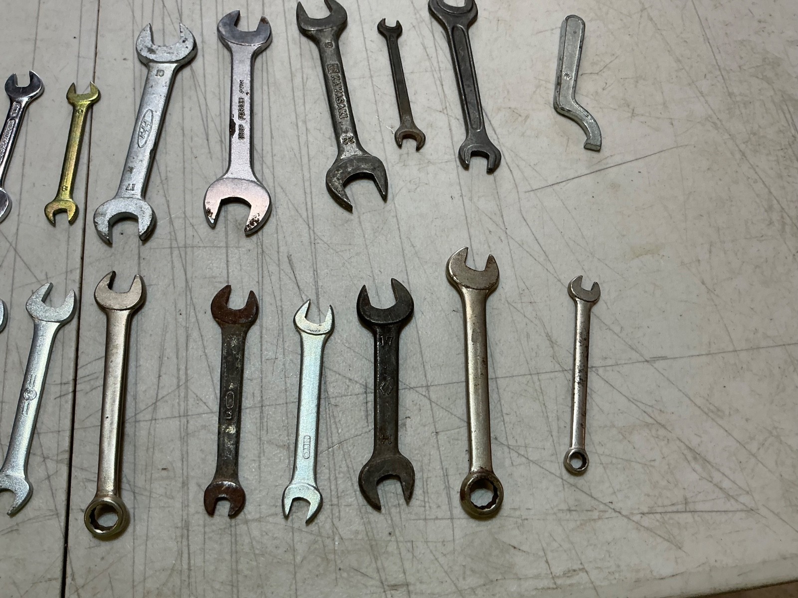 26 asst Car/motorcyle wrenches (HM, DIN, etc) all for $50 OBO free shipping