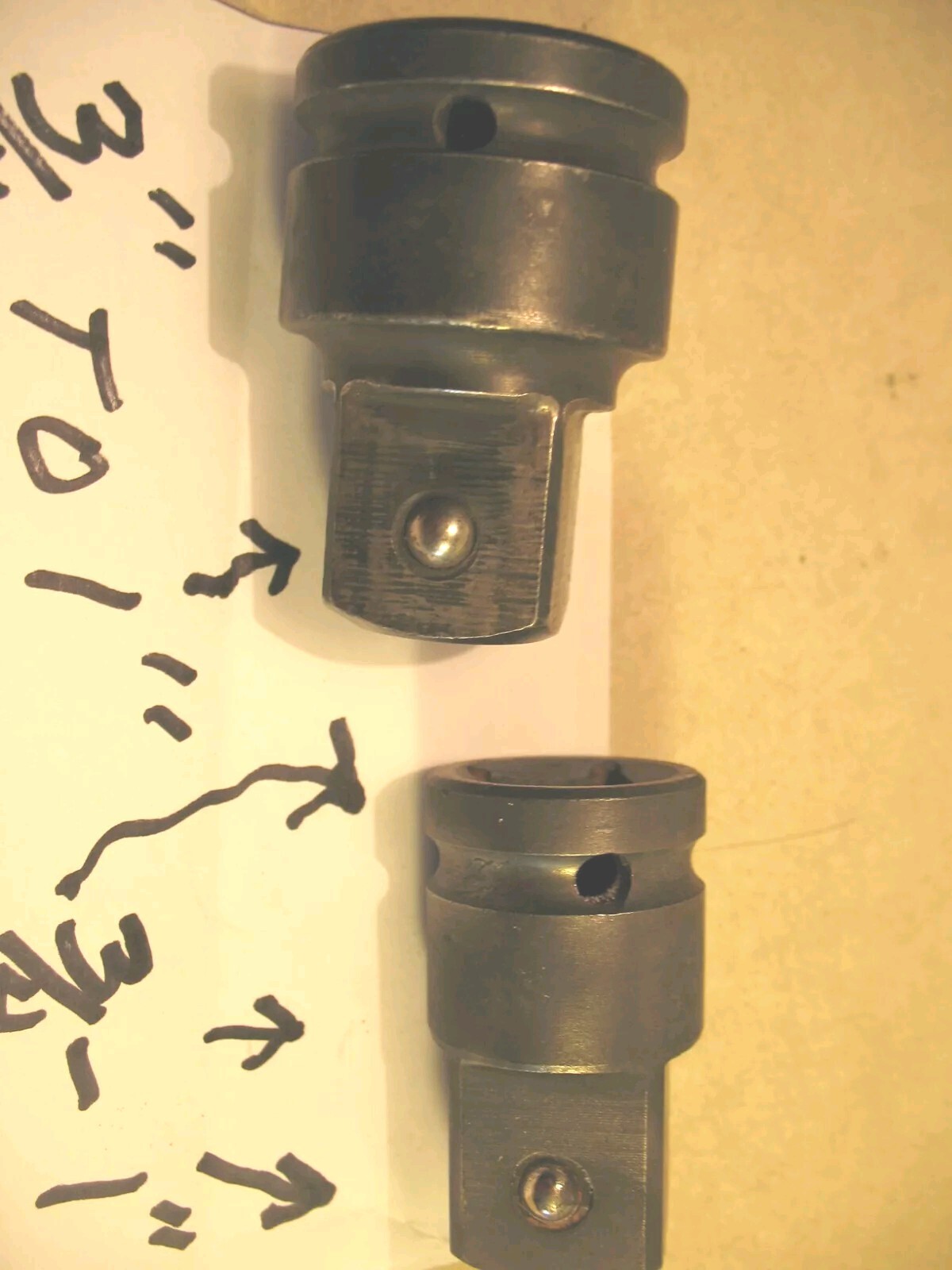 2 Socket Adapter 3/4 to 1 SEE PICTURES FOR MORE INF.