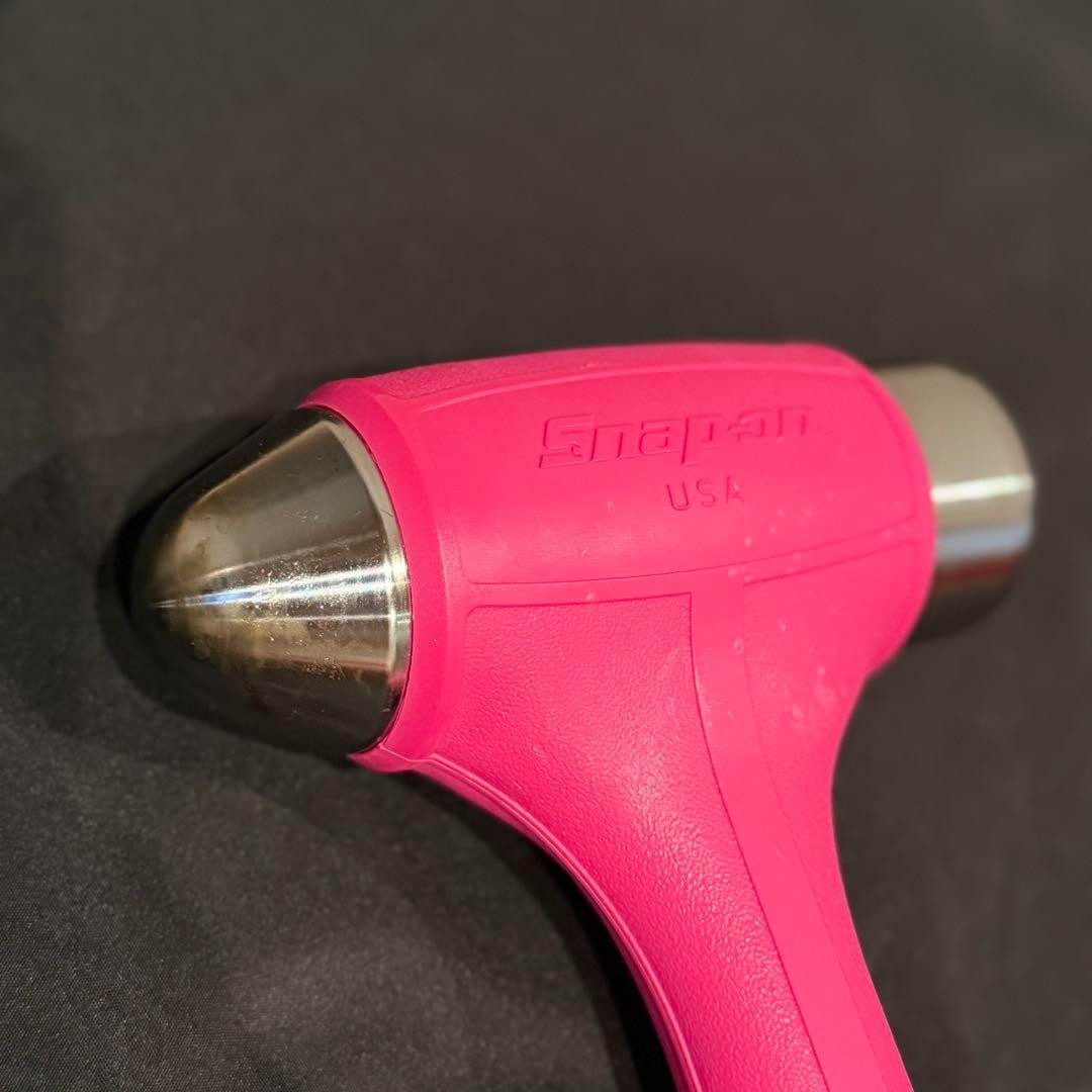 Snap-on HBBD56 16oz Ball Peen Soft Grip Dead Blow Hammer Pink 12-1/4″ Length
