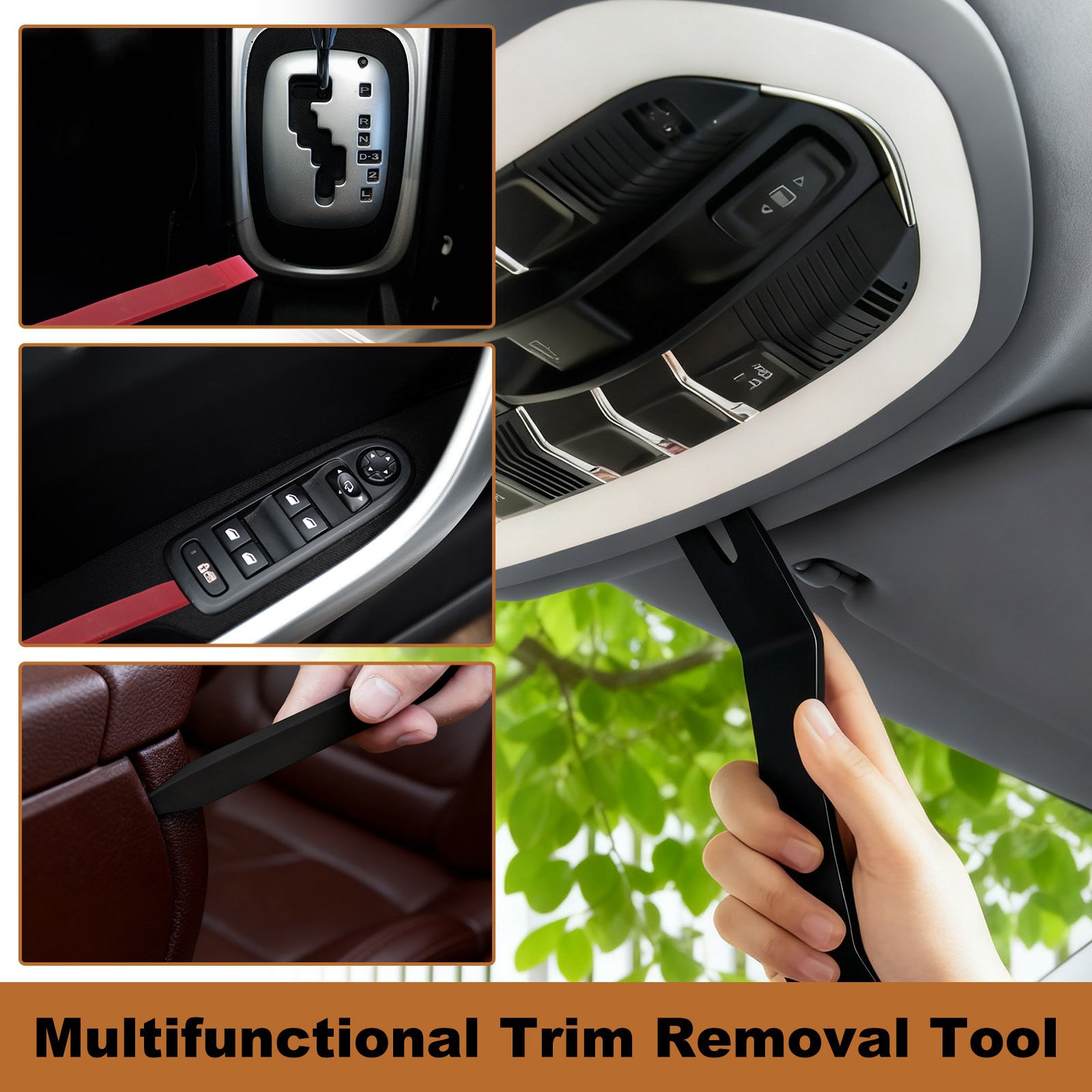 5pcs Car Trim Removal Tool Kit Auto Clip Fastener Remover Pry Tools Set Blue