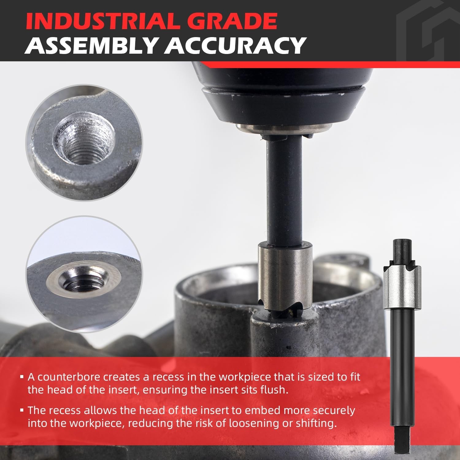 5/16-18 Thread Repair Kit – 10 Stainless Steel Inserts, 0.450 Inch Length