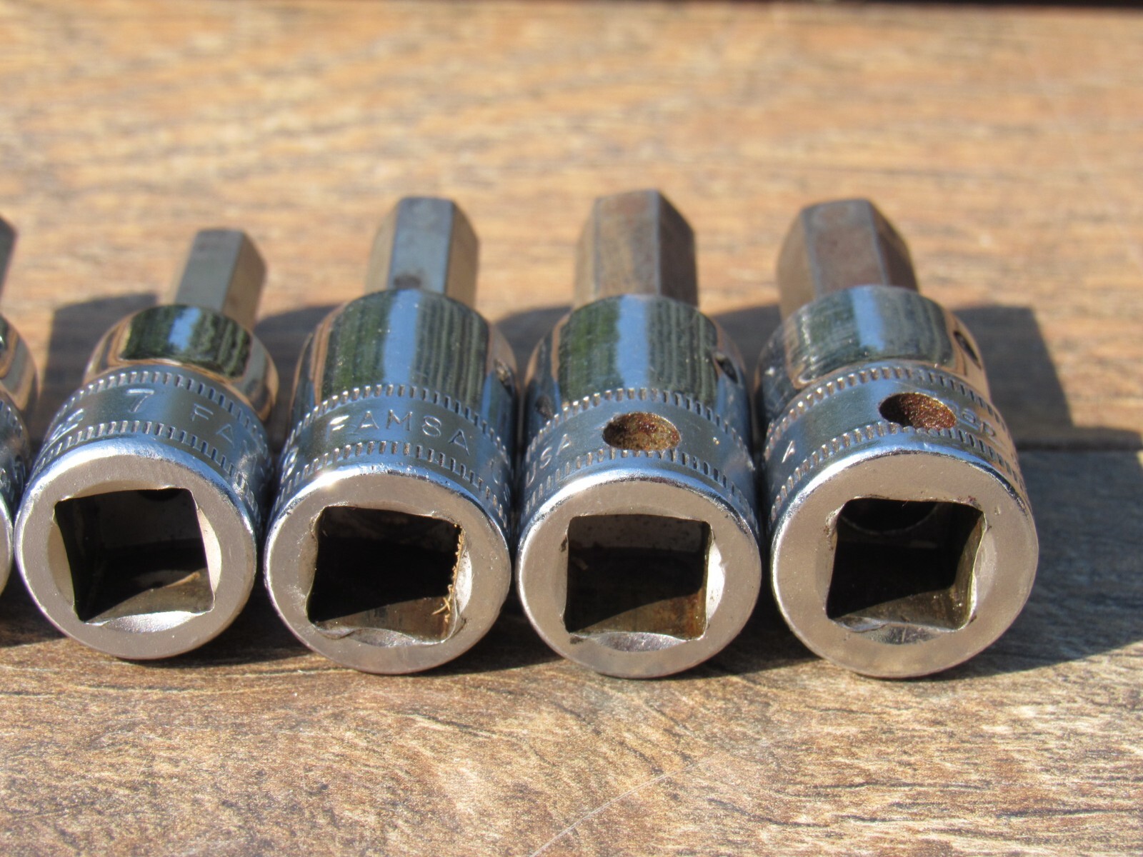 SNAP ON 207FAMY 7 PC METRIC HEX BIT SOCKET SET FAM4 – FAM10 4MM 10MM 207EFAMY