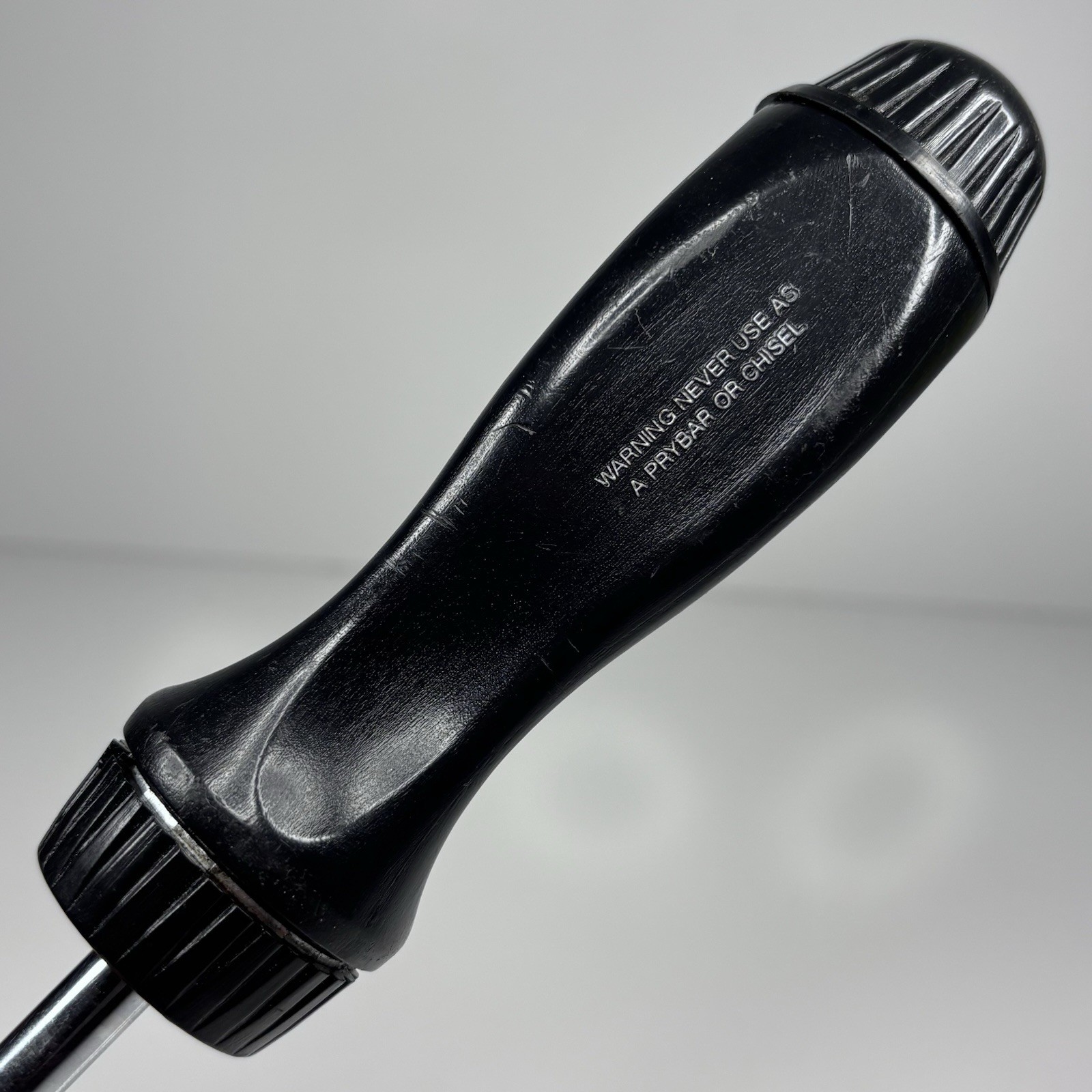 Snap On Tools TMR4 1/4″ Drive Ratcheting Spinner Handle 9” Black Hard Handle USA