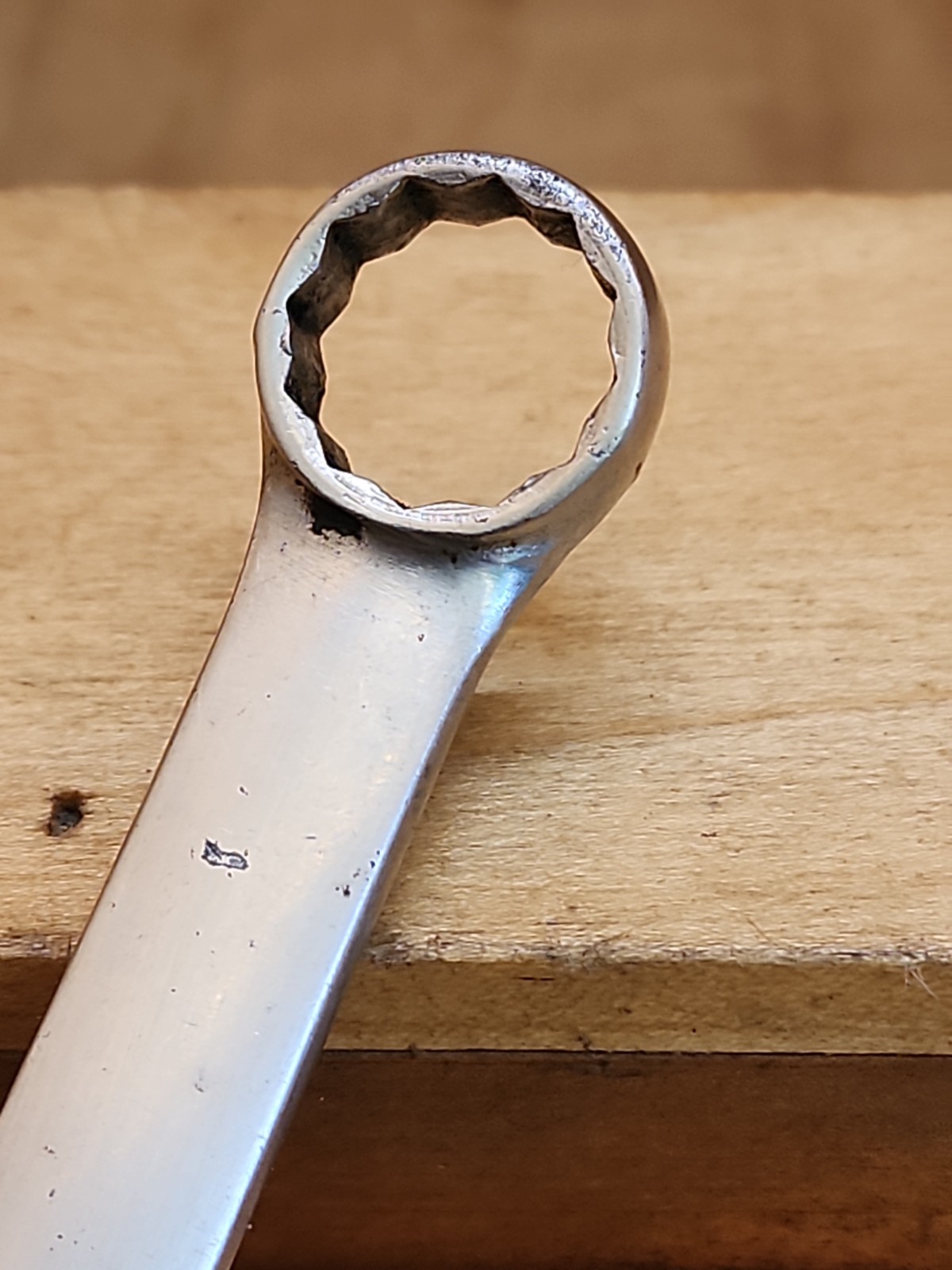 Snap On SAE 12 Pt Combination Short Wrench 9/16″ OEX-180 Vintage 1963 Date Code