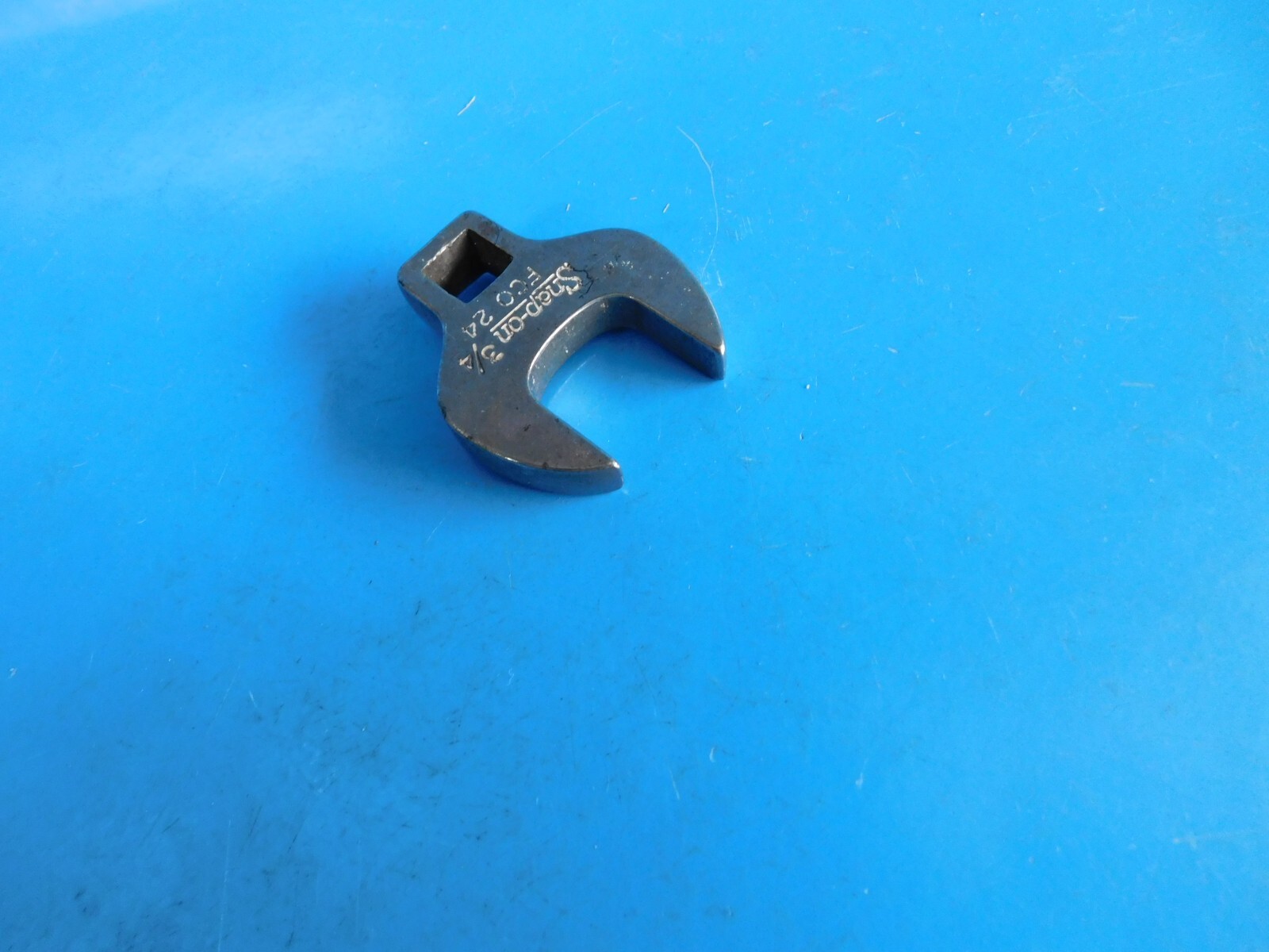 USED, SNAP ON TOOLS «3/4 IN.» OPEN END CROWSFOOT, 3/8 IN. DR. , PART# FCO24 ,USA
