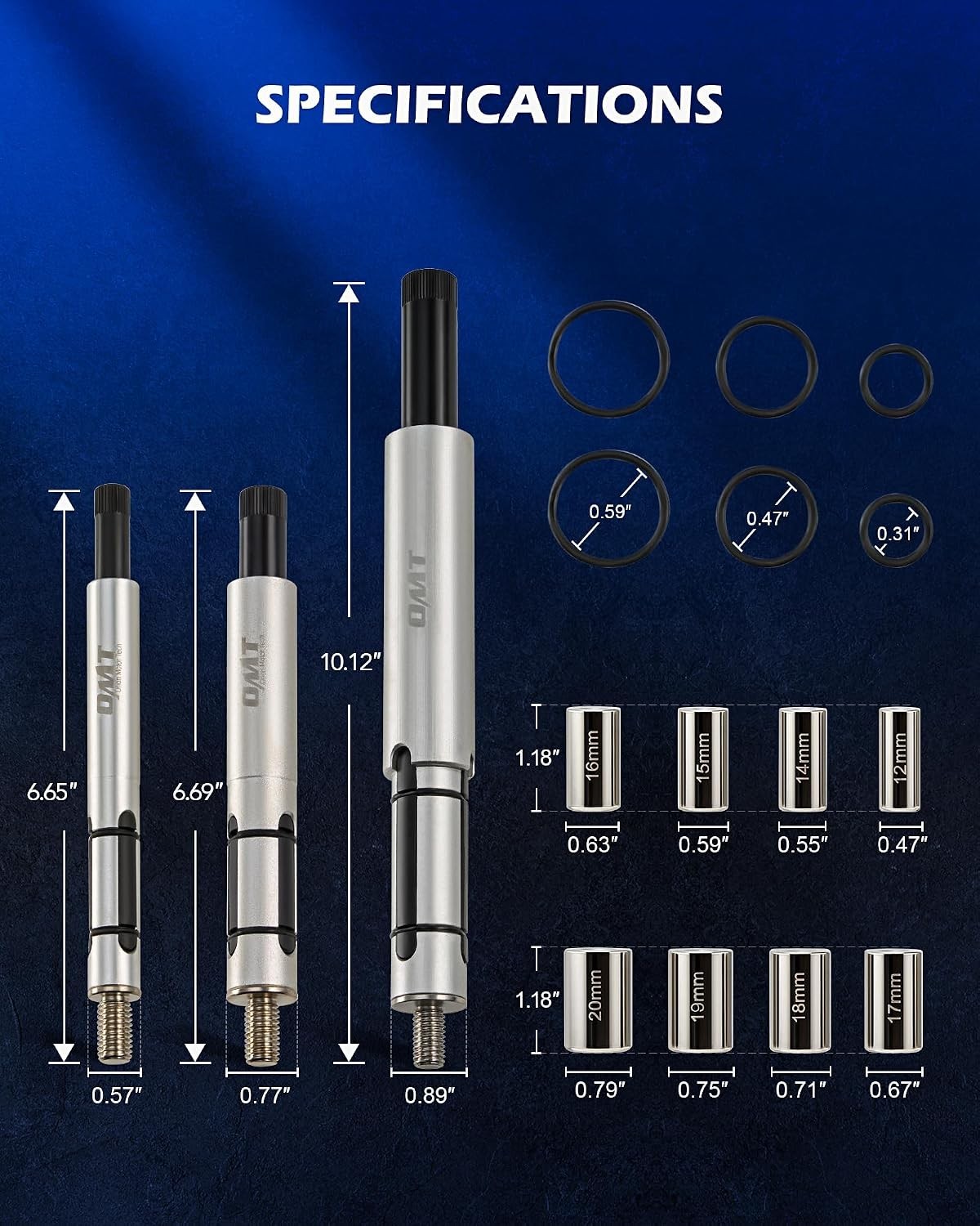 11pc Heavy-Duty Universal Clutch Centering Tool Set for Precise Disc Alignment