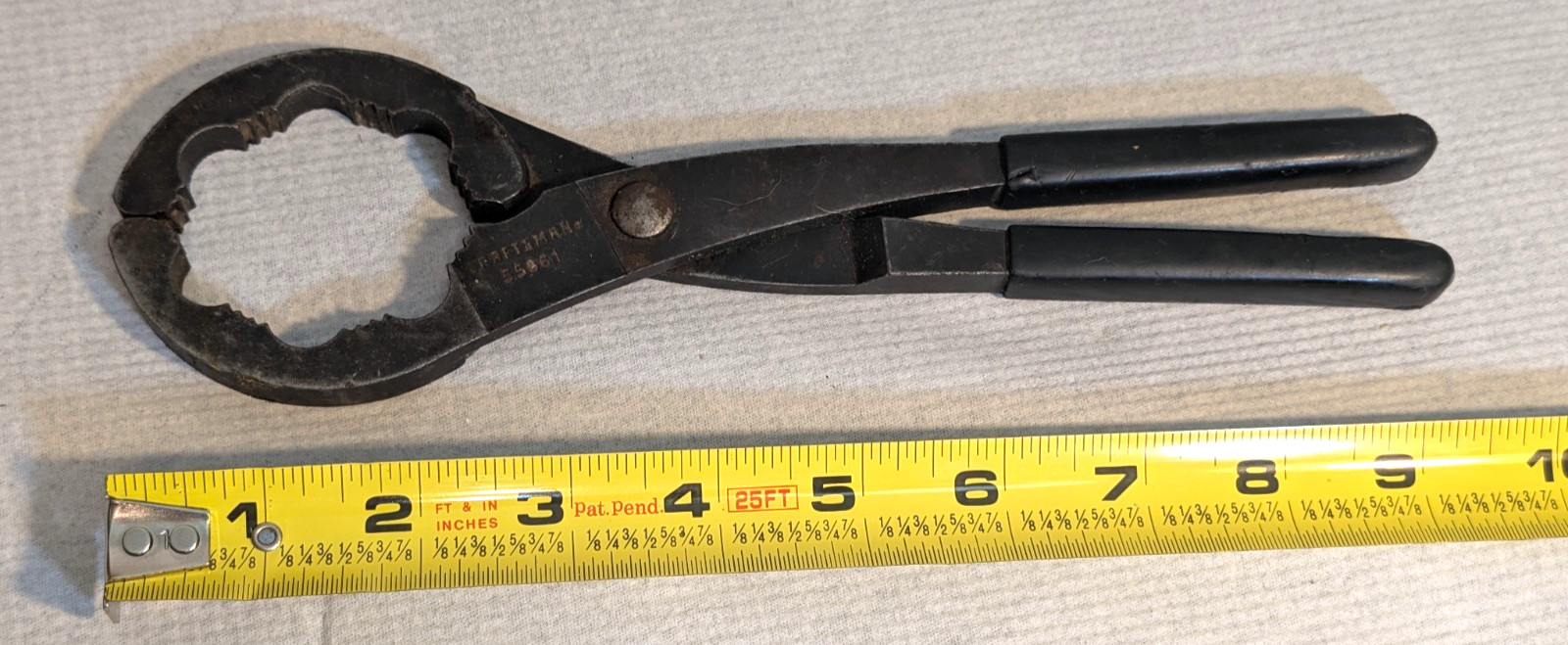 Craftsman Valve Drain Pliers 9.75″ Long Model 55661 Made in USA Solid Sturdy VG+