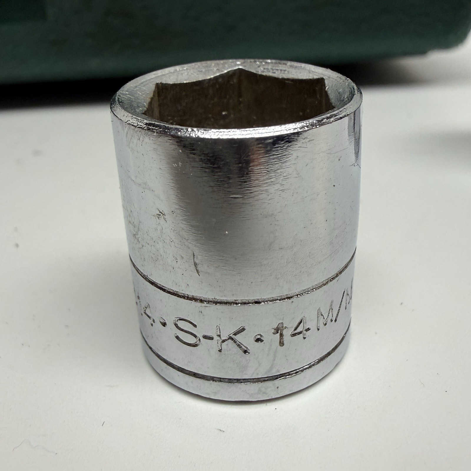 Vintage S-K tools sockets USA Made / mixed lot Of 8 With Box Metric & SAE