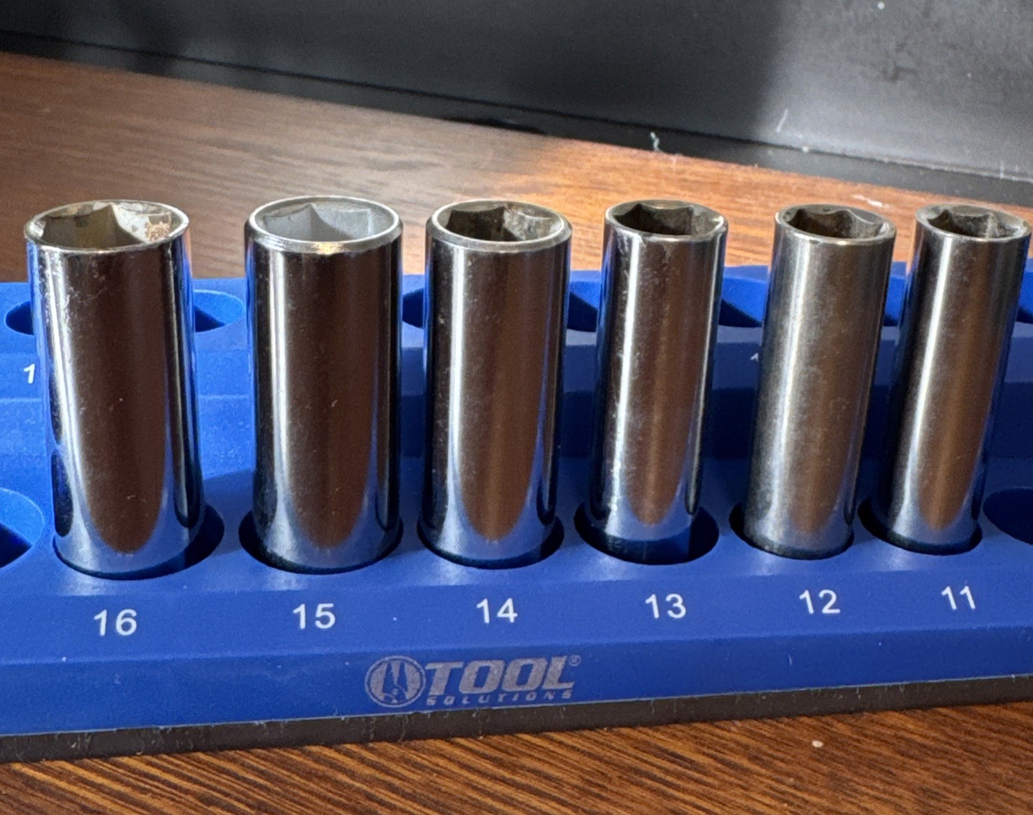Vintage Craftsman USA 3/8” Dr Metric Deep Socket Set 6pc 6 Pt G EE
