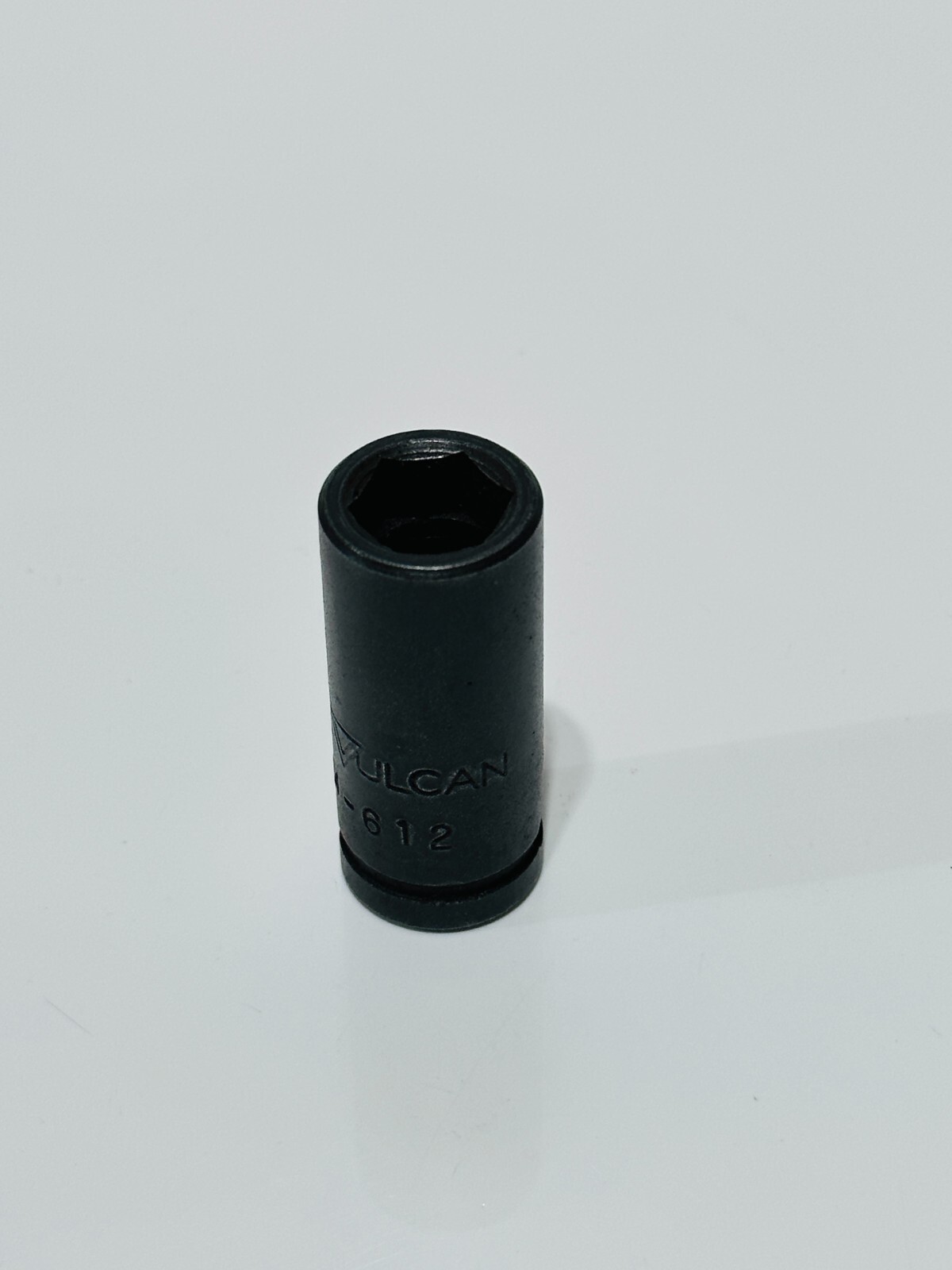 VULCAN Tools 12M-612 Semi-Deep 12mm Metric Impact Socket – 3/8” Drive – 6 Point