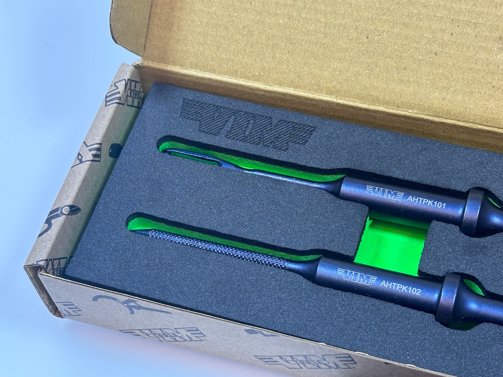 NEW VIM Tools .401 Air Hammer Tire Plug & Reamer Bit Set in Foam #AHTPK100