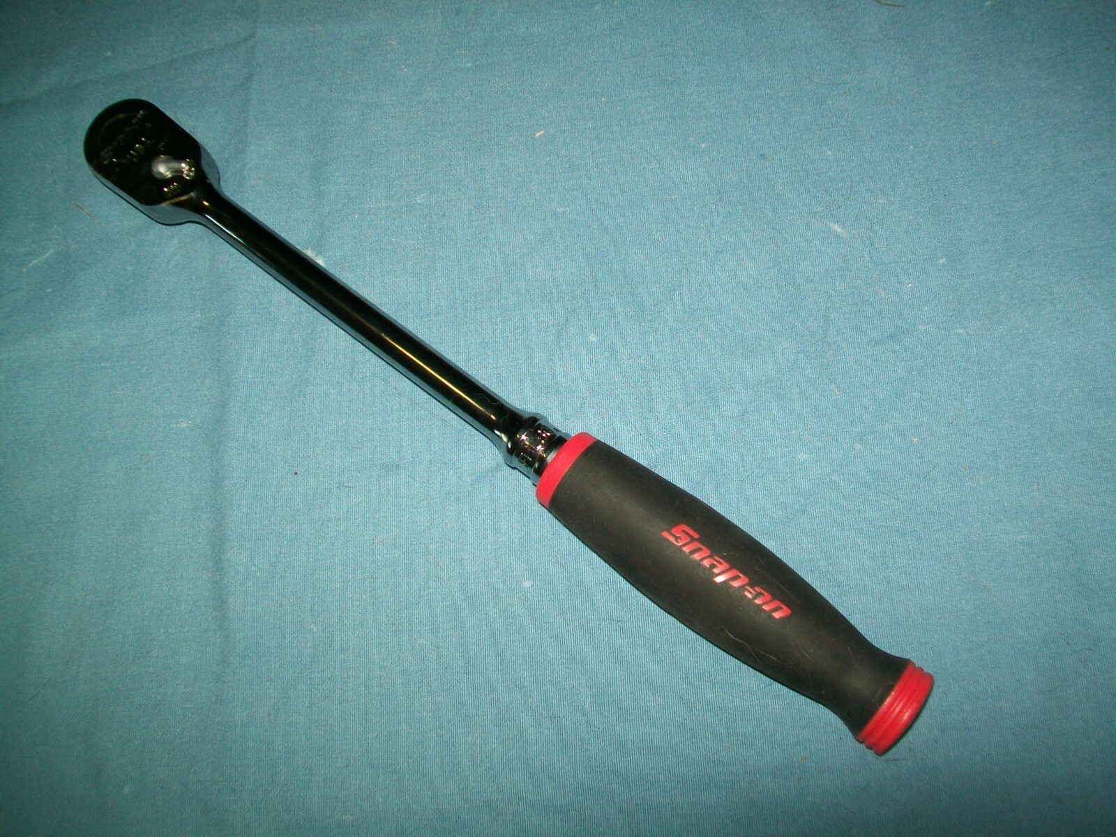 NEW Snap-on™ 3/8″ Drive Red Soft Grip Chrome 12 1/2″ Ratchet FHL80 Dual 80 Tech