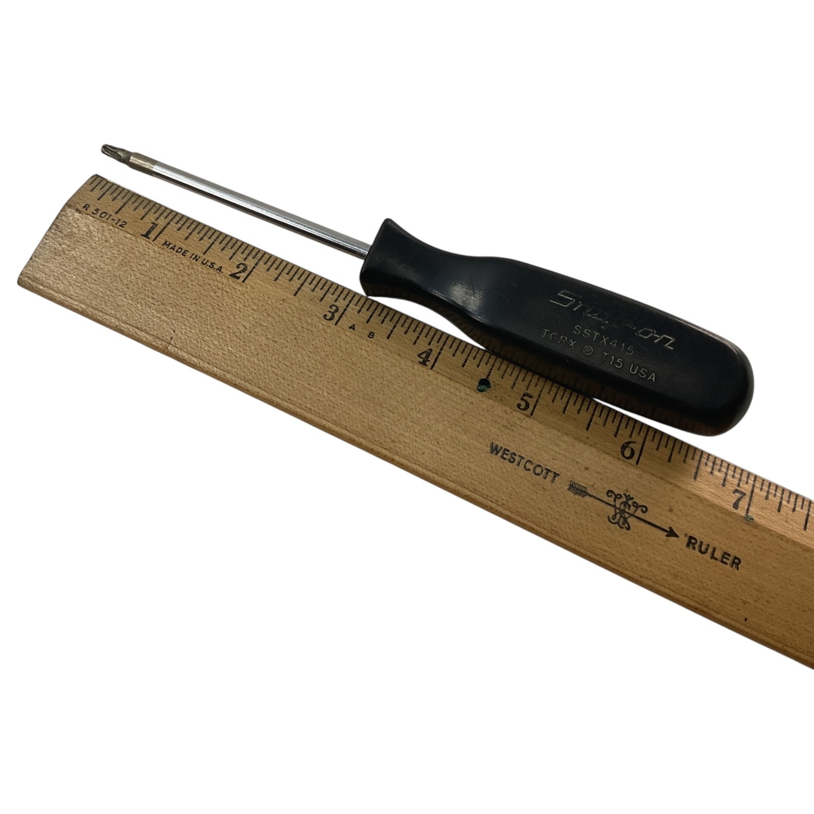 Snap On Tool SSTX415 T15 TORX Screwdriver Standard Black Hard Plastic Handle USA