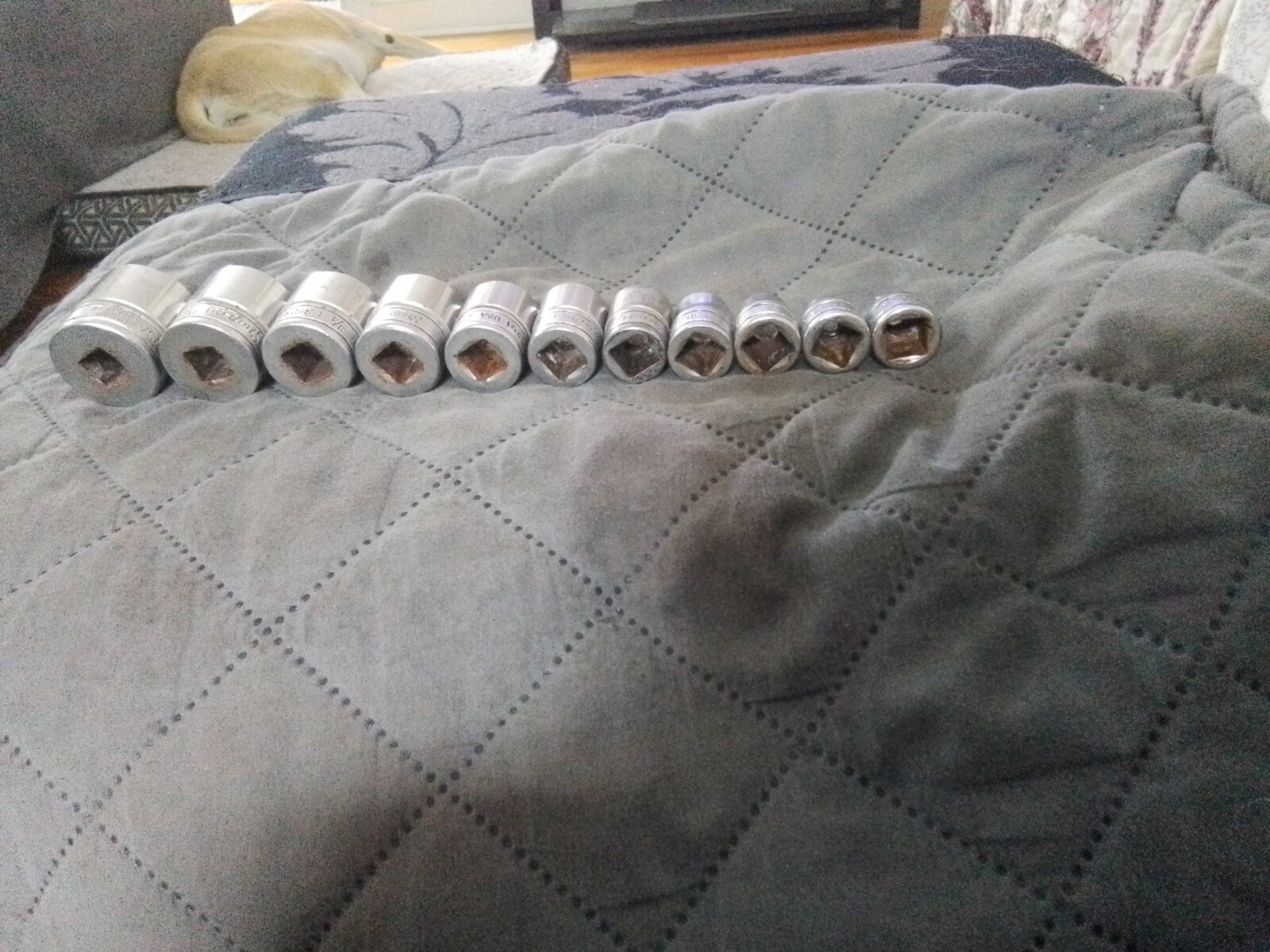 Snap On 3/8″ Drive Socket Set FS081 – FS281 Set of 11 Sockets 6 Point