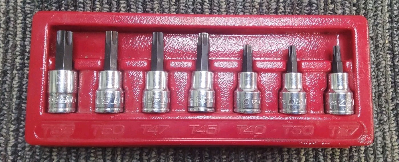 ICON T27-T55 Professional Hex Driver Socket Set – 7 Piece