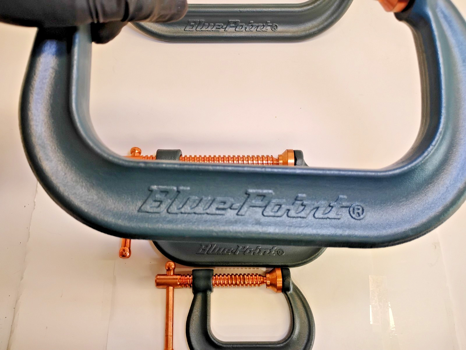 Blue Point Tools NEW Custom 4pc WELDING Clamp C-CLAMP Style SET