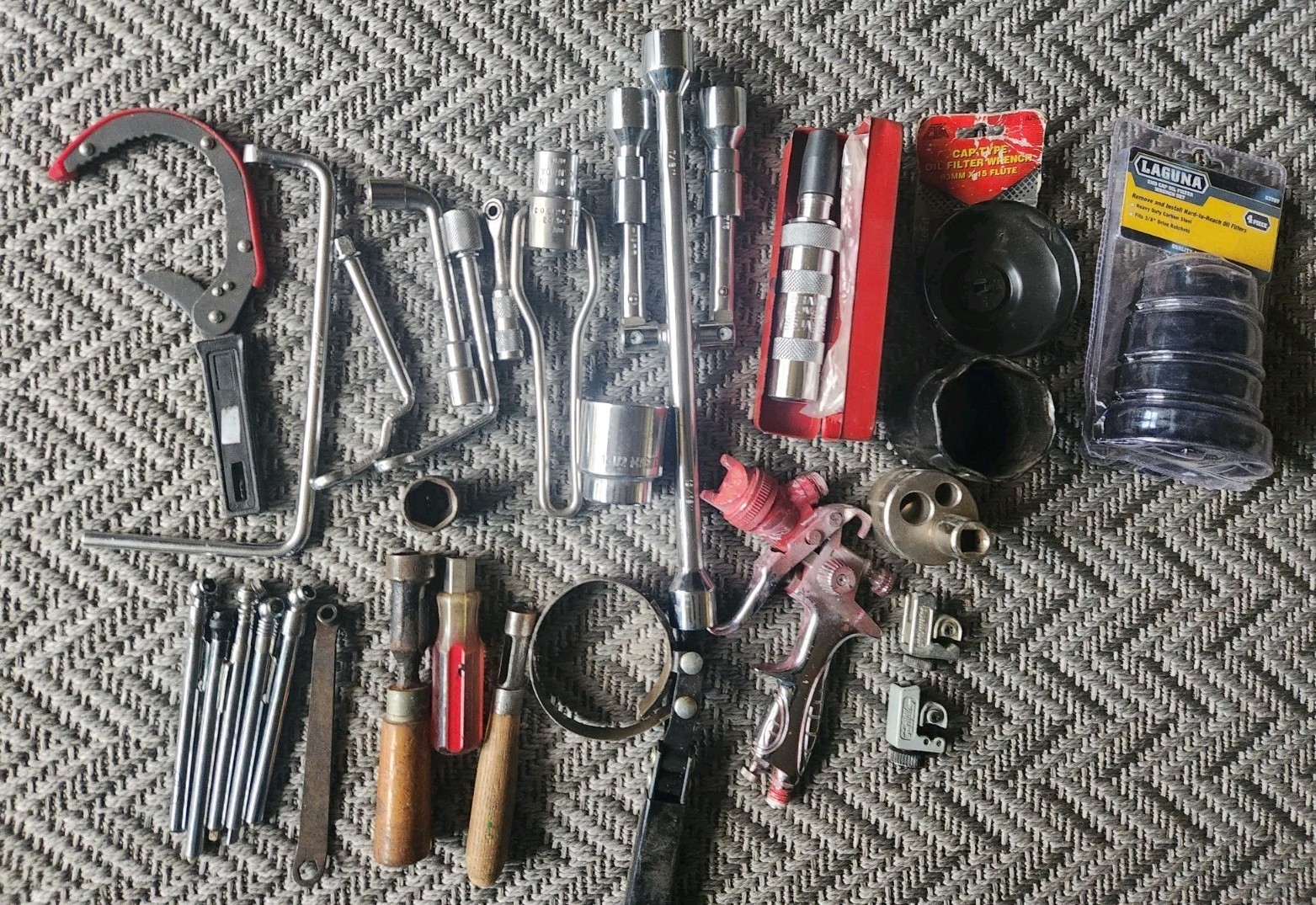Lot of Mechanic Hand Tools
