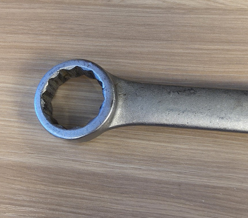 Craftsman V 44707 1-1/8 in SAE Combination Wrench 12 Pt Forged USA Vintage 15″