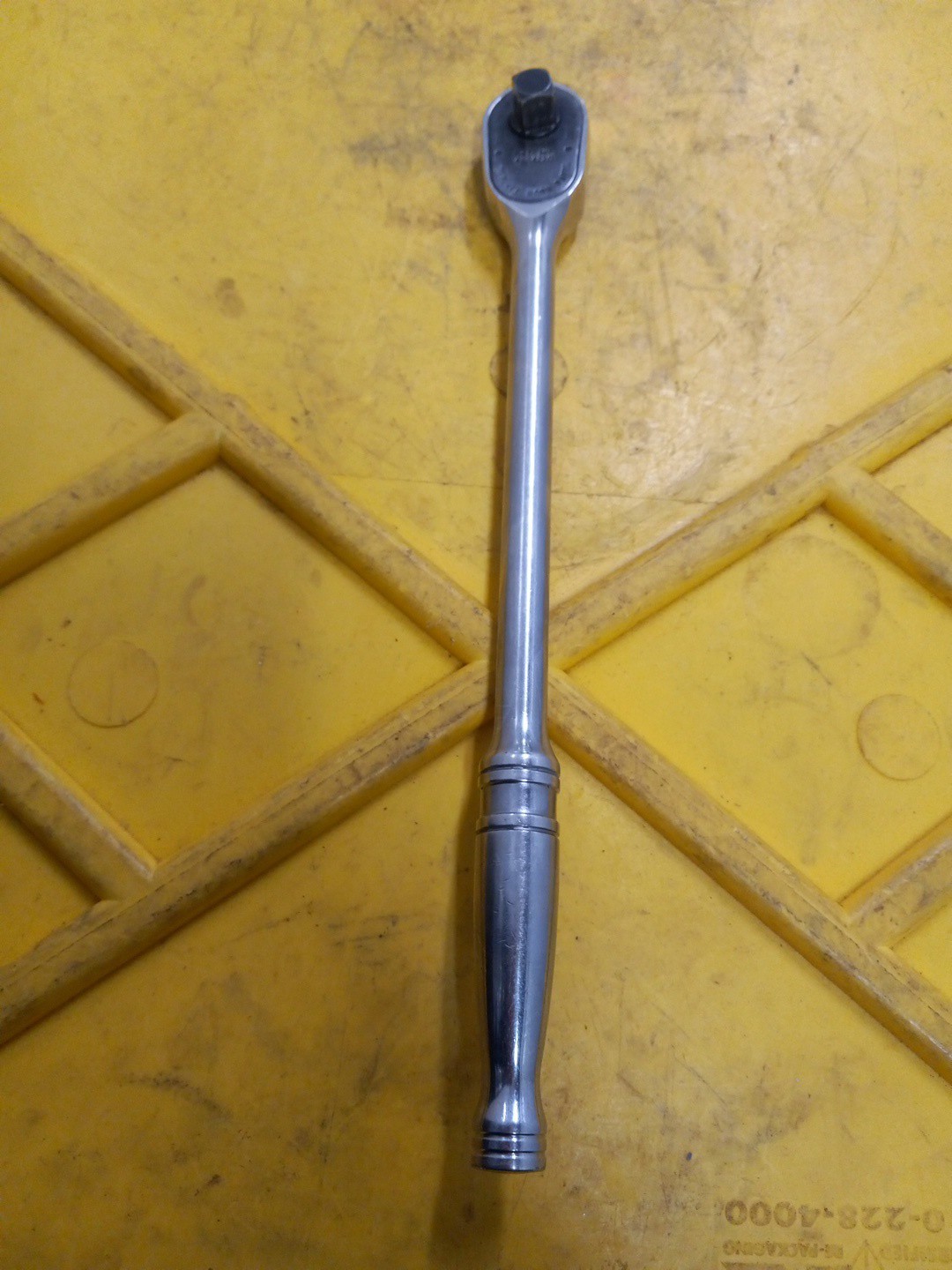 USED SNAP ON FL 936 3/8 DRIVE LONG HANDLE RATCHET