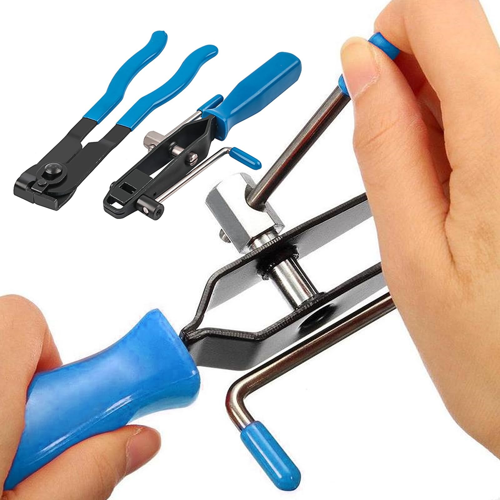 CV Joint Axle Boot Clamp Pliers, Automotive Clamps Tool Set, Blue