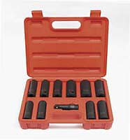 Sunex Tool 2611 11Pc 1/2Dr Sae/Mm Extwl Dp Set 3/4X1-1/16 17-23Mm