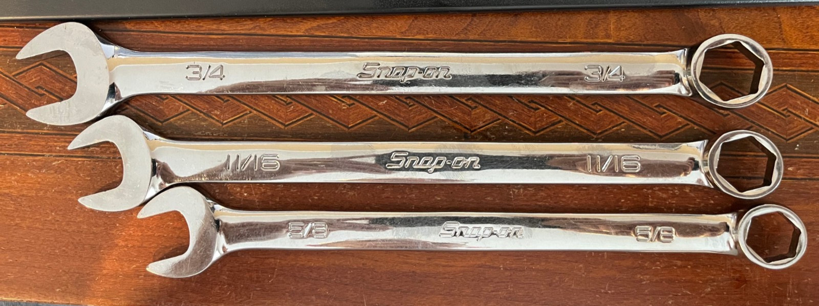 Snap-on OSH707B 6 Point Combination Wrench Set 8-Piece 5/16″-3/4″ Save $$$$