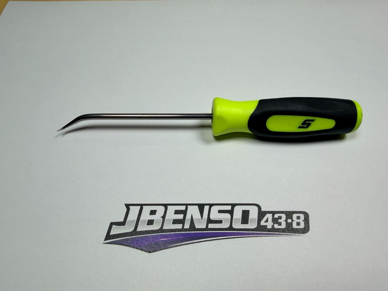 Snap-on Tools USA NEW HI-VIZ 6″ Mini Soft Grip Short 45° Tip Pick SG3ASH45CHV