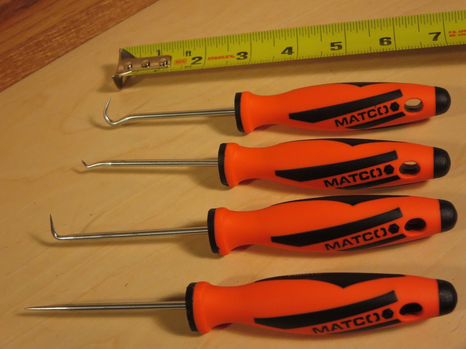 Matco HP40C 4Pc Hook and Pick Set w/case New made by Witte in Germany