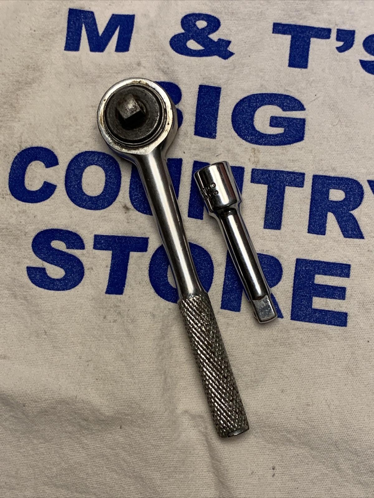 Vintage Proto Challenger USA 1/4″ Drive Ratchet 1060-1 w/2″ Extension 4759