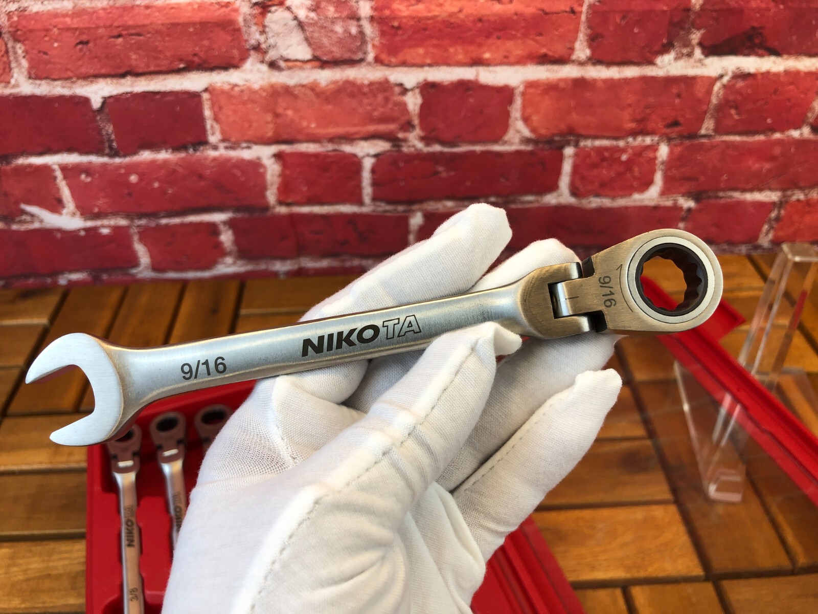 Brand-New NIKOTA 72T+ MULTIGEAR Multi-Position Head RATCHET WRENCH COMPLETE SET