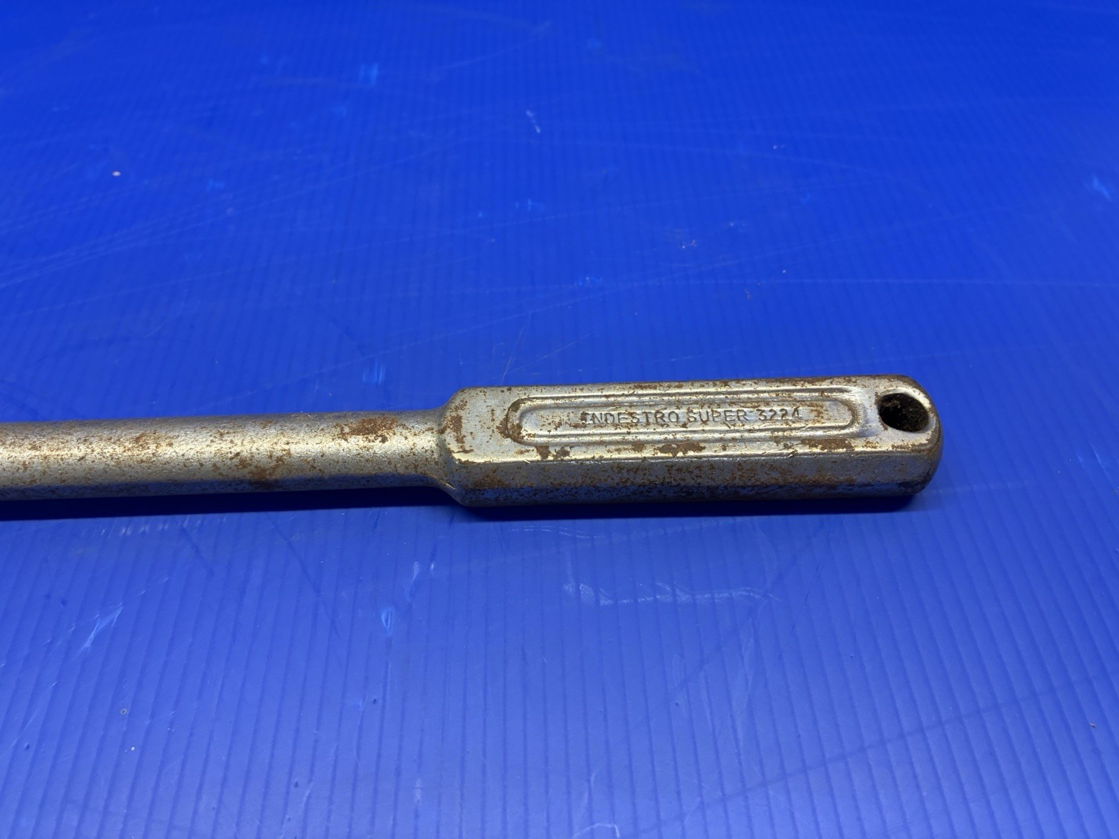 VINTAGE INDESTRO Super No. 3224 1/2″ DRIVE BREAKER BAR 15» LONG ——MADE IN U