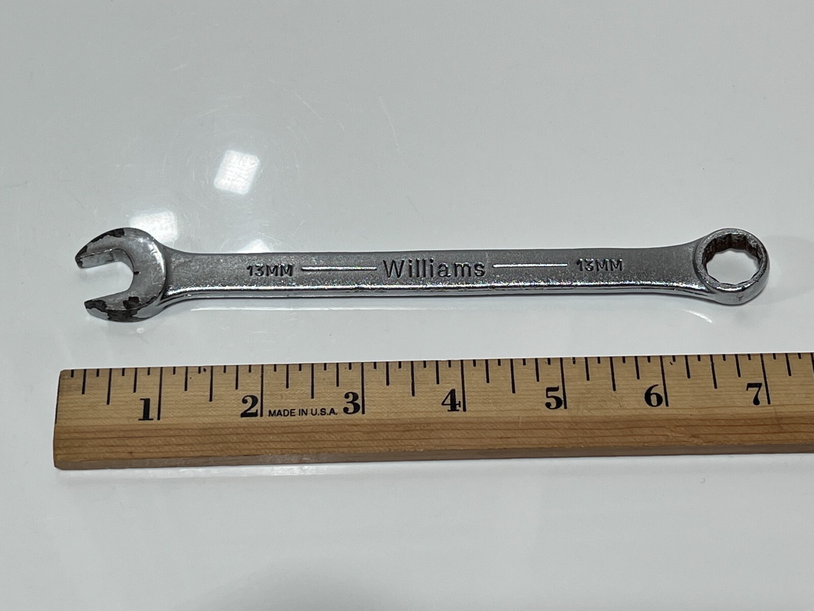 Williams Tools USA XOEM13 Metric 13mm Satin Chrome Combination Wrench – 12 Point
