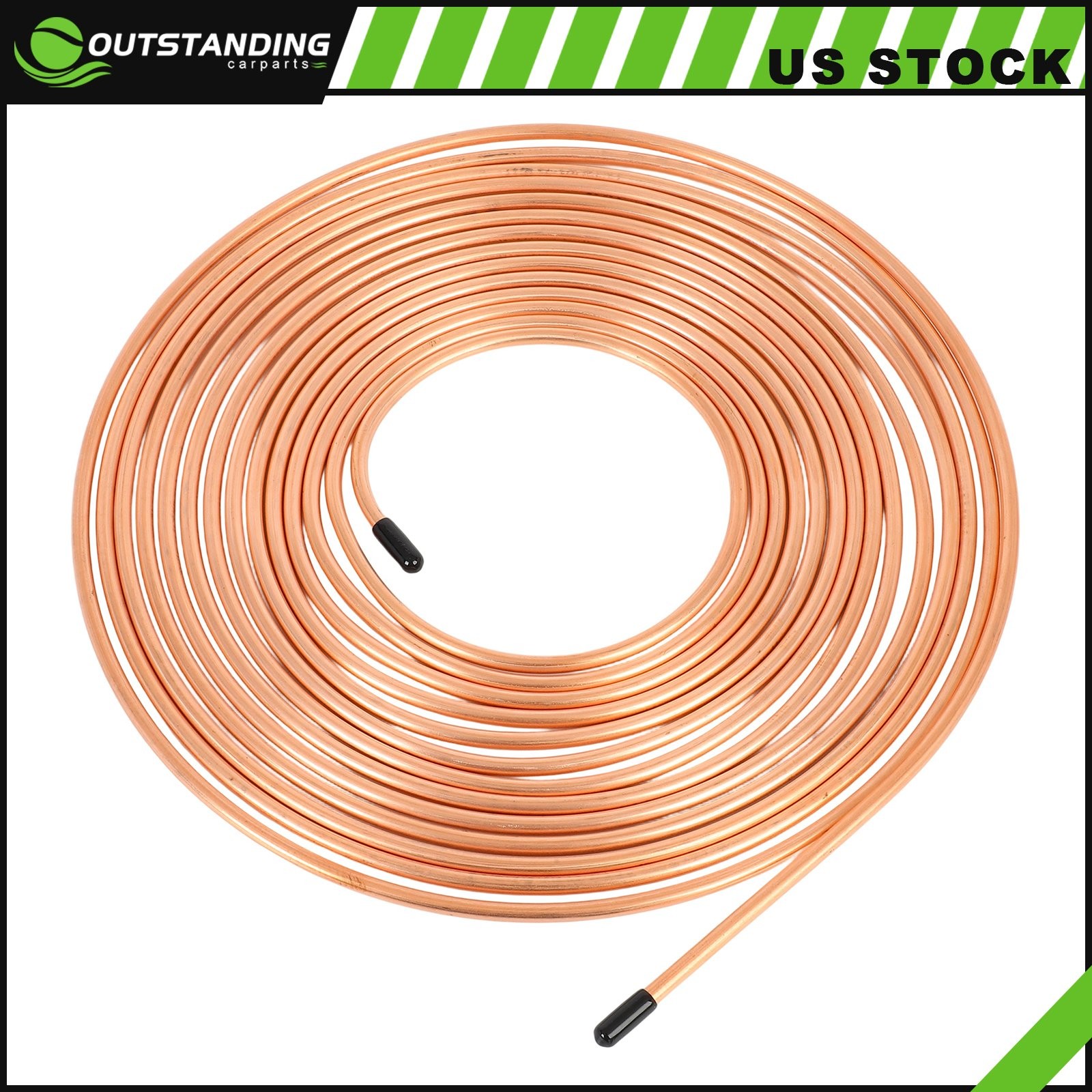✅25FT 1/4 Copper Coated Brake Line Kit Upgraded Brake Line Flaring Kit Brake