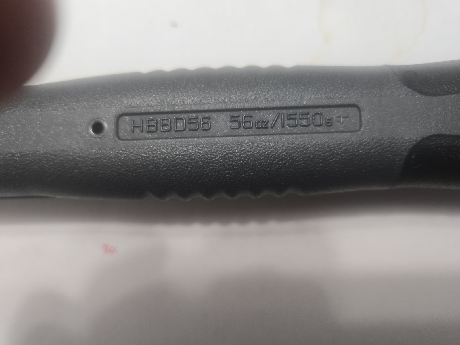 NEW Snap On 56 ounce ball peen hammer dark titanium HBBD56