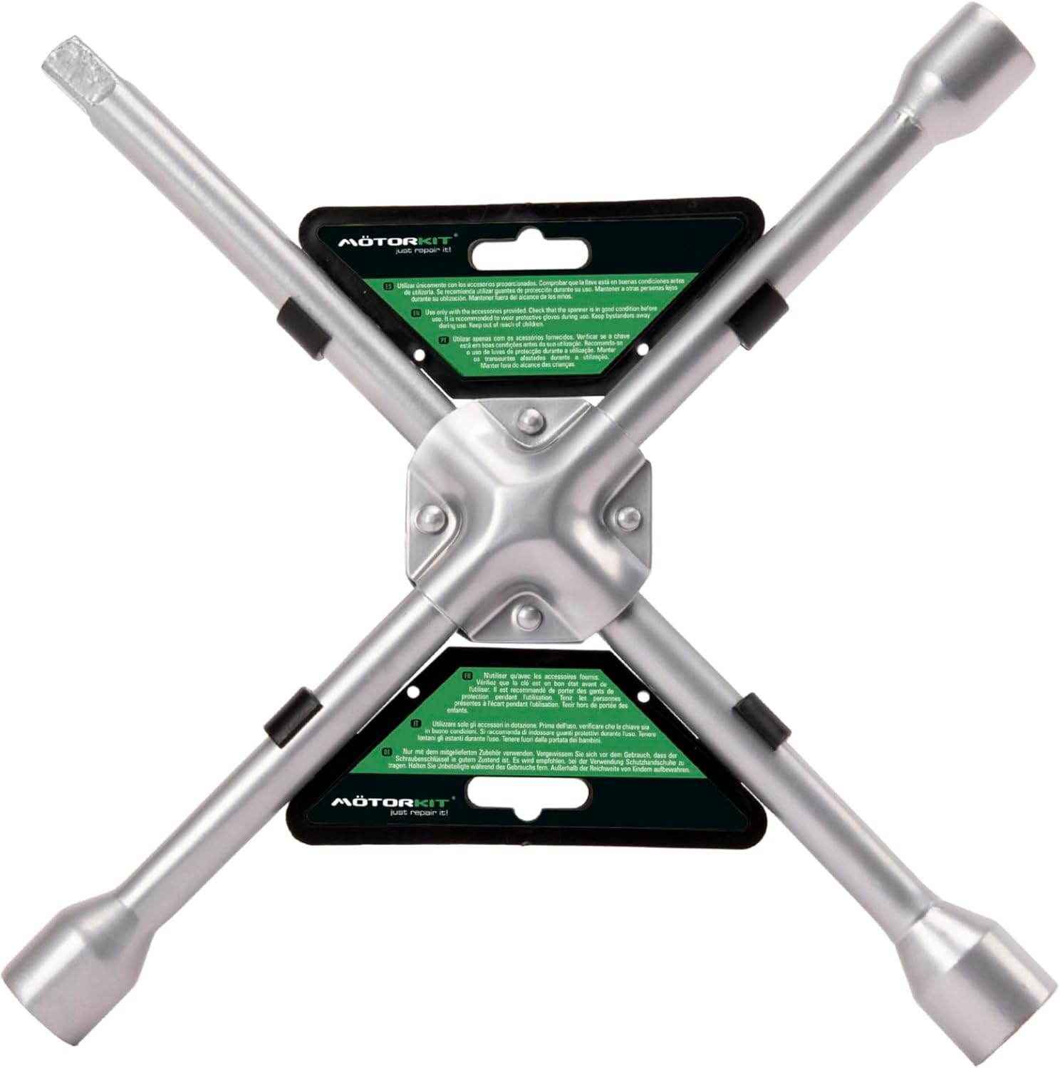 FIXED CROSS WHEEL WRENCH, Silver/Grey