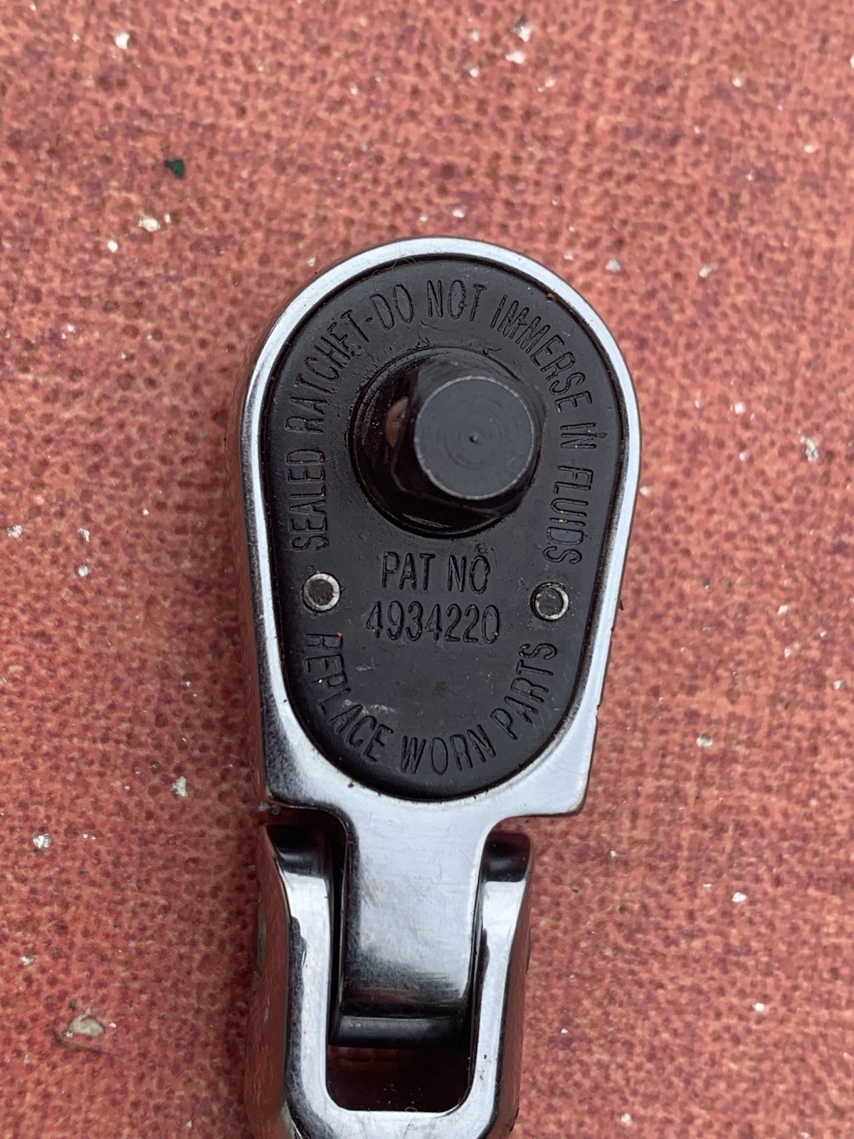 Exc. Snap On Tools USA TM831 Chrome 1/4″ Drive Flex Head Ratchet Has Engraving