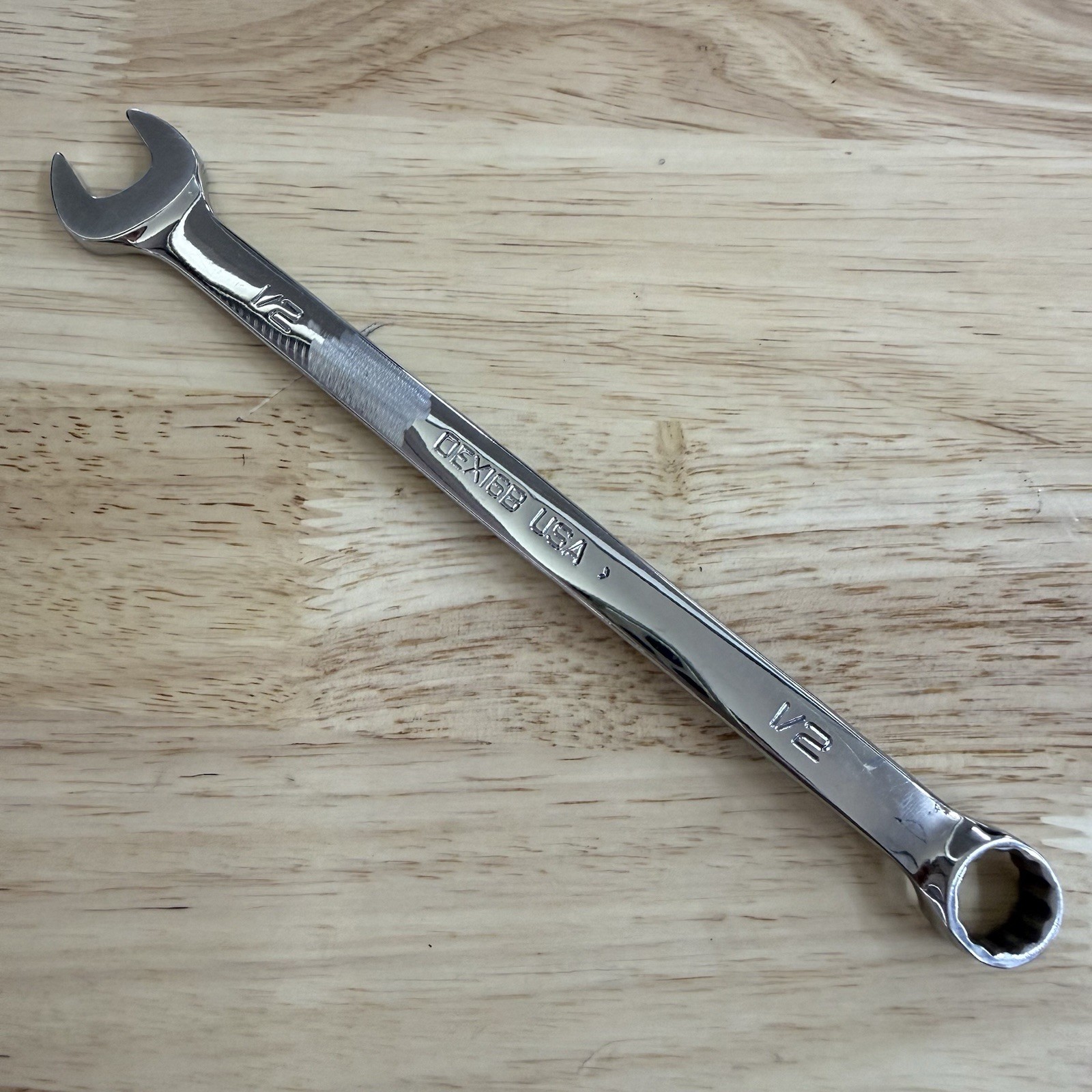 Snap-On OEX16B Combination Wrench – 1/2” – 12 Point Box End – USA – OEX 16B SAE
