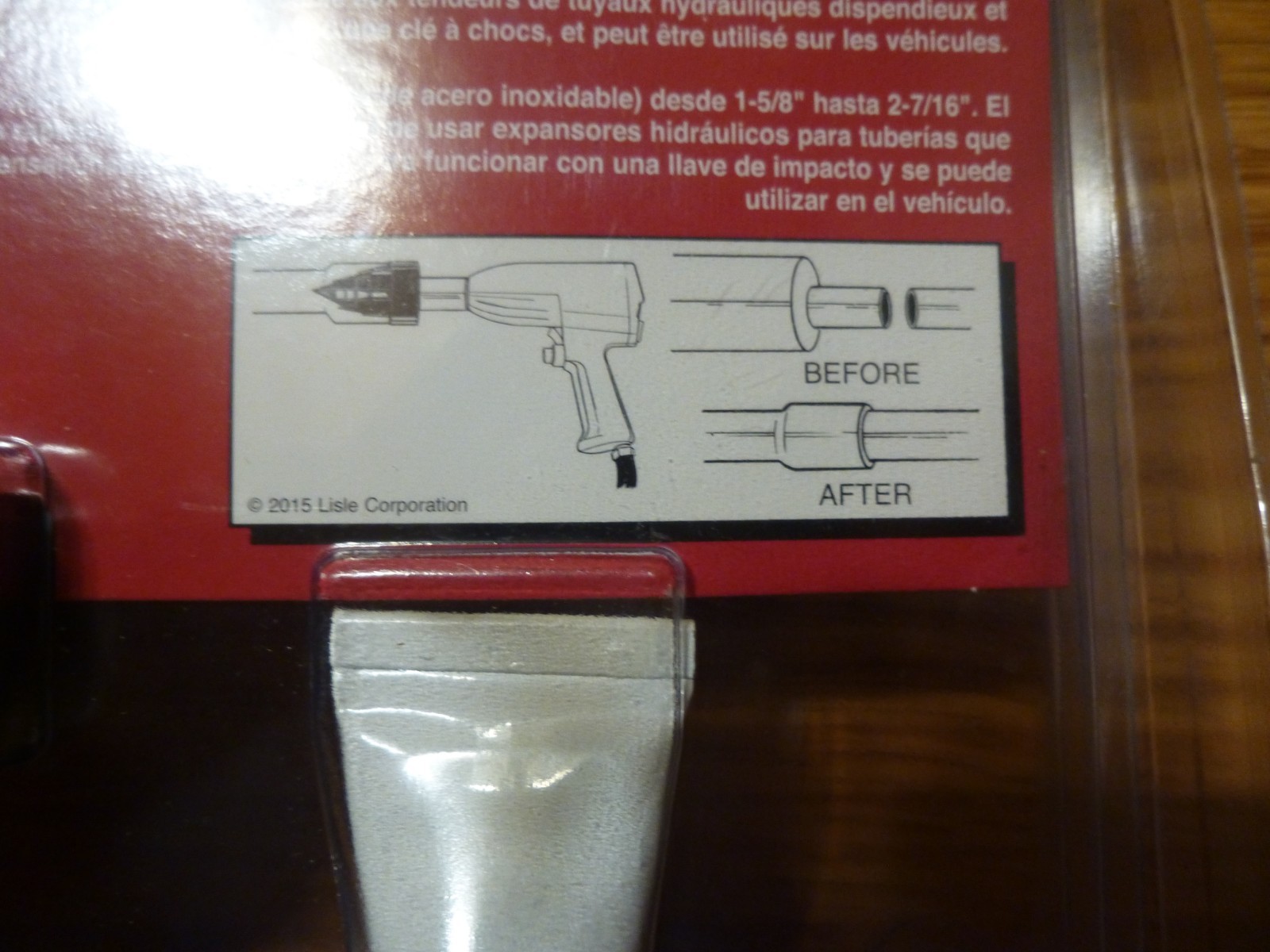 Lisle 34400 Exhaust Muffler Pipe Expander 1-5/8 to 2-7/16″ Tailpipe Stretcher